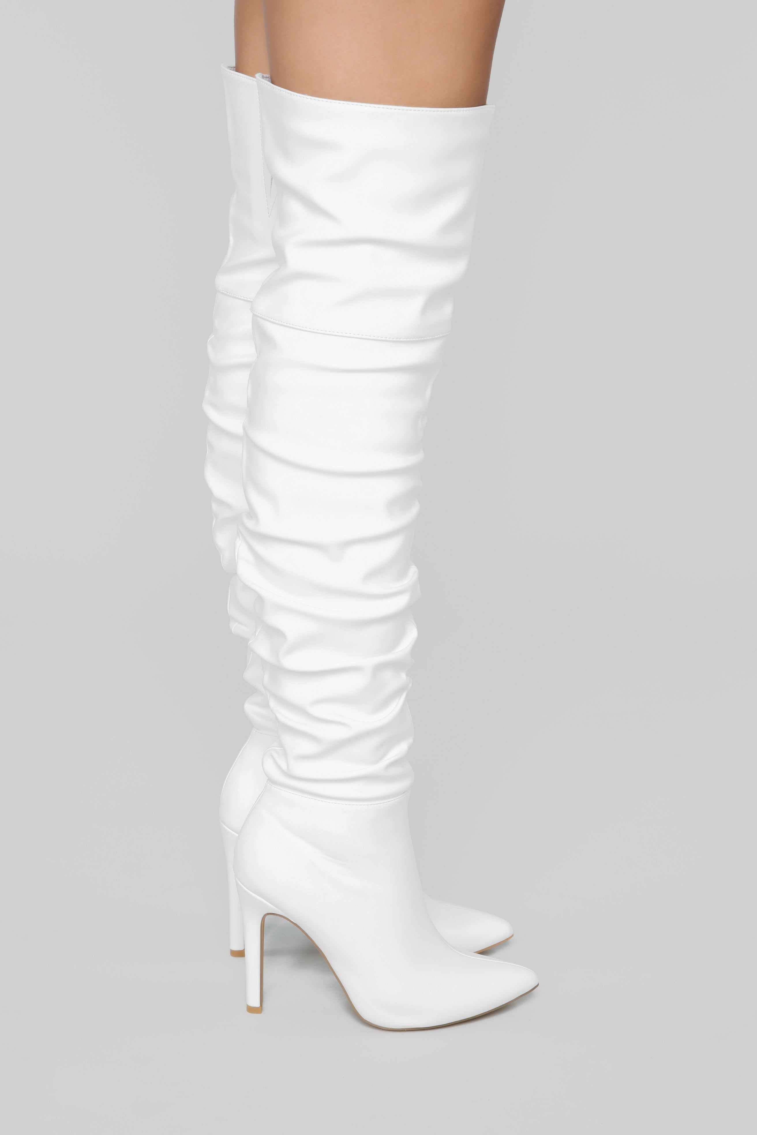 Stay Away From Me Heeled Boot - White sold by Fashion Nova product image thumbnail 2