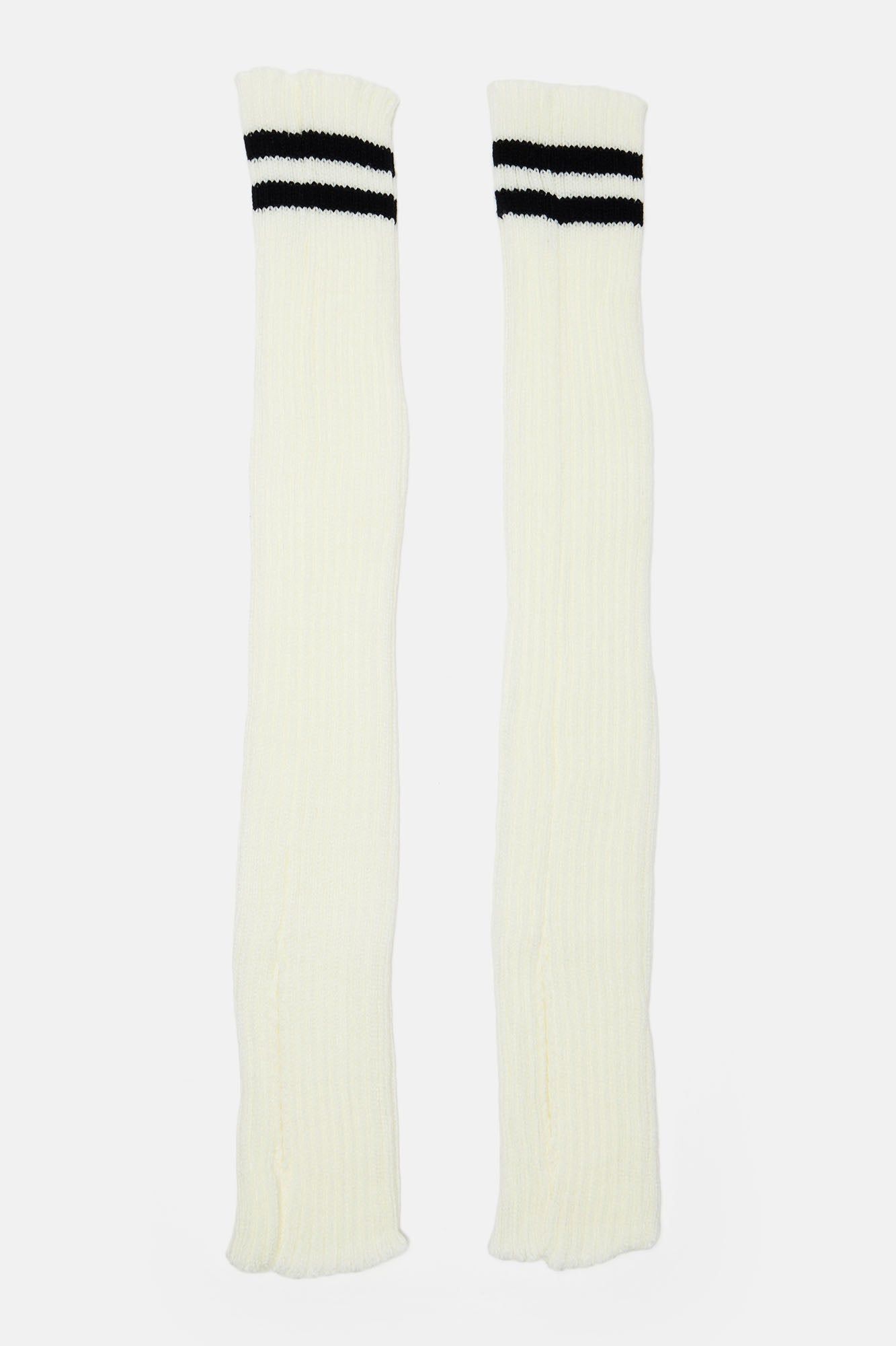 Lounging All Day Leg Warmers - White sold by Fashion Nova product image thumbnail 2