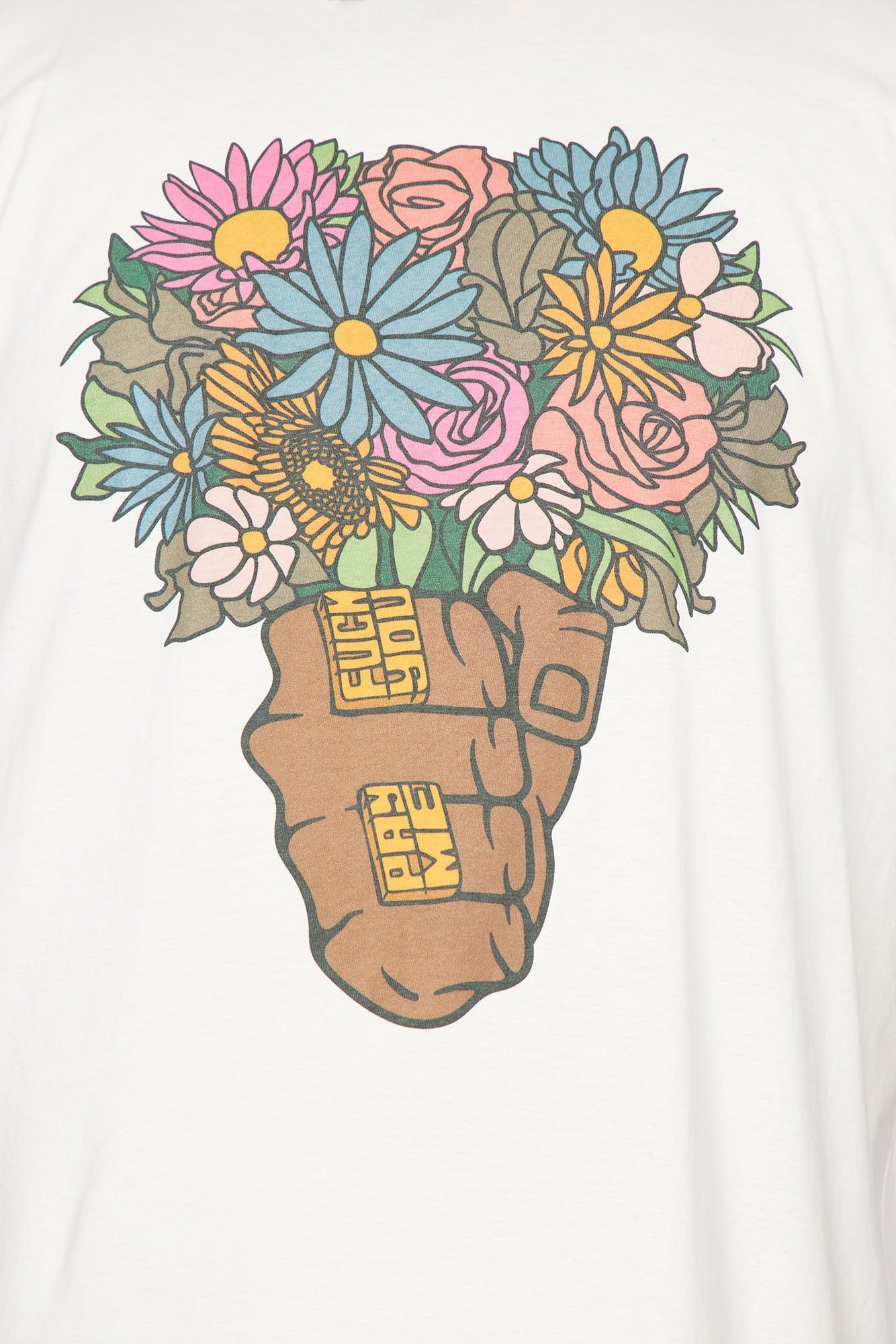 For You Short Sleeve Tee - Off White sold by Fashion Nova product image thumbnail 6