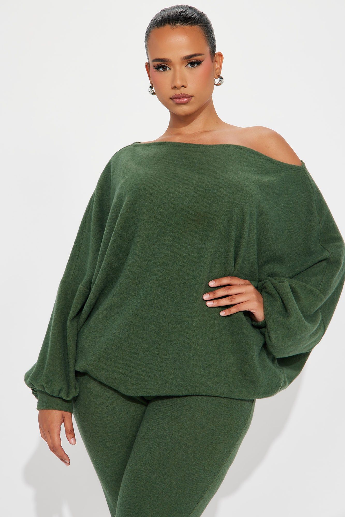 Comfy Mood Legging Set - Olive sold by Fashion Nova product image thumbnail 6