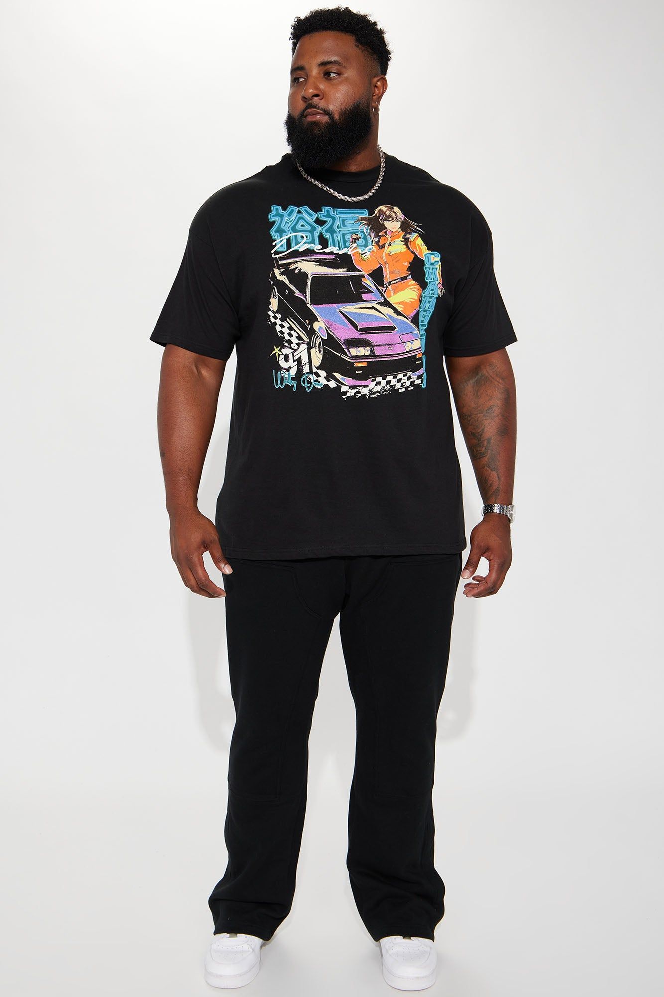 Charged Up Short Sleeve Tee - Black sold by Fashion Nova product image thumbnail 5