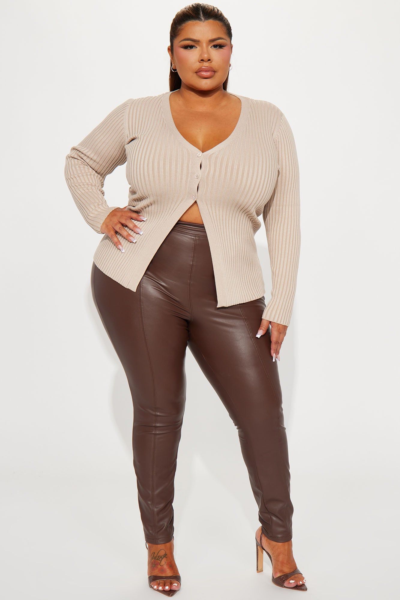 Haylie Cardigan - Oatmeal sold by Fashion Nova product image thumbnail 5