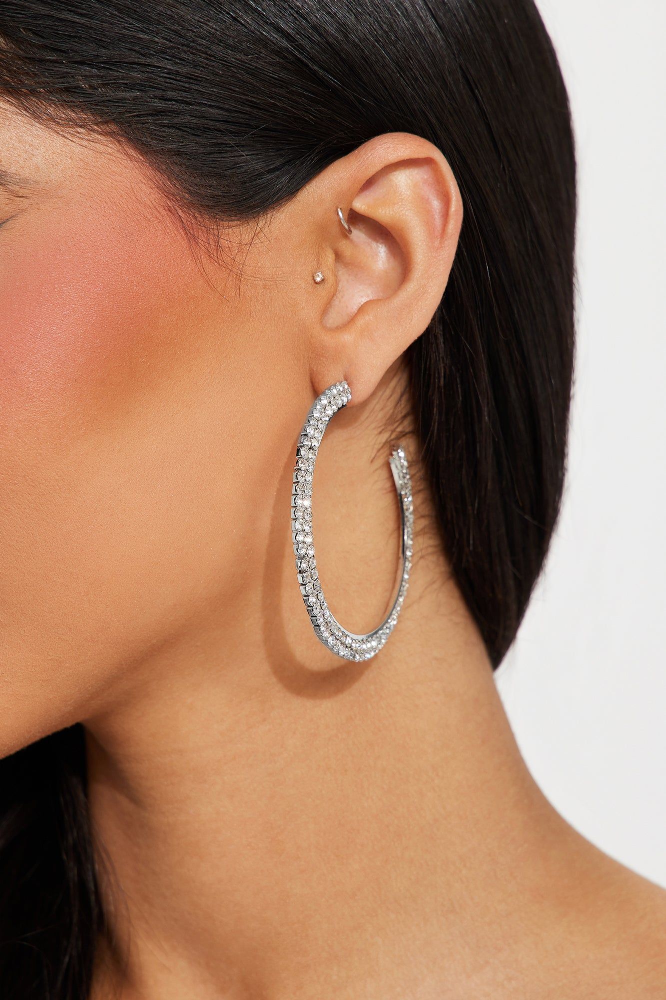 Glimpse Of Fame Earrings - Silver sold by Fashion Nova