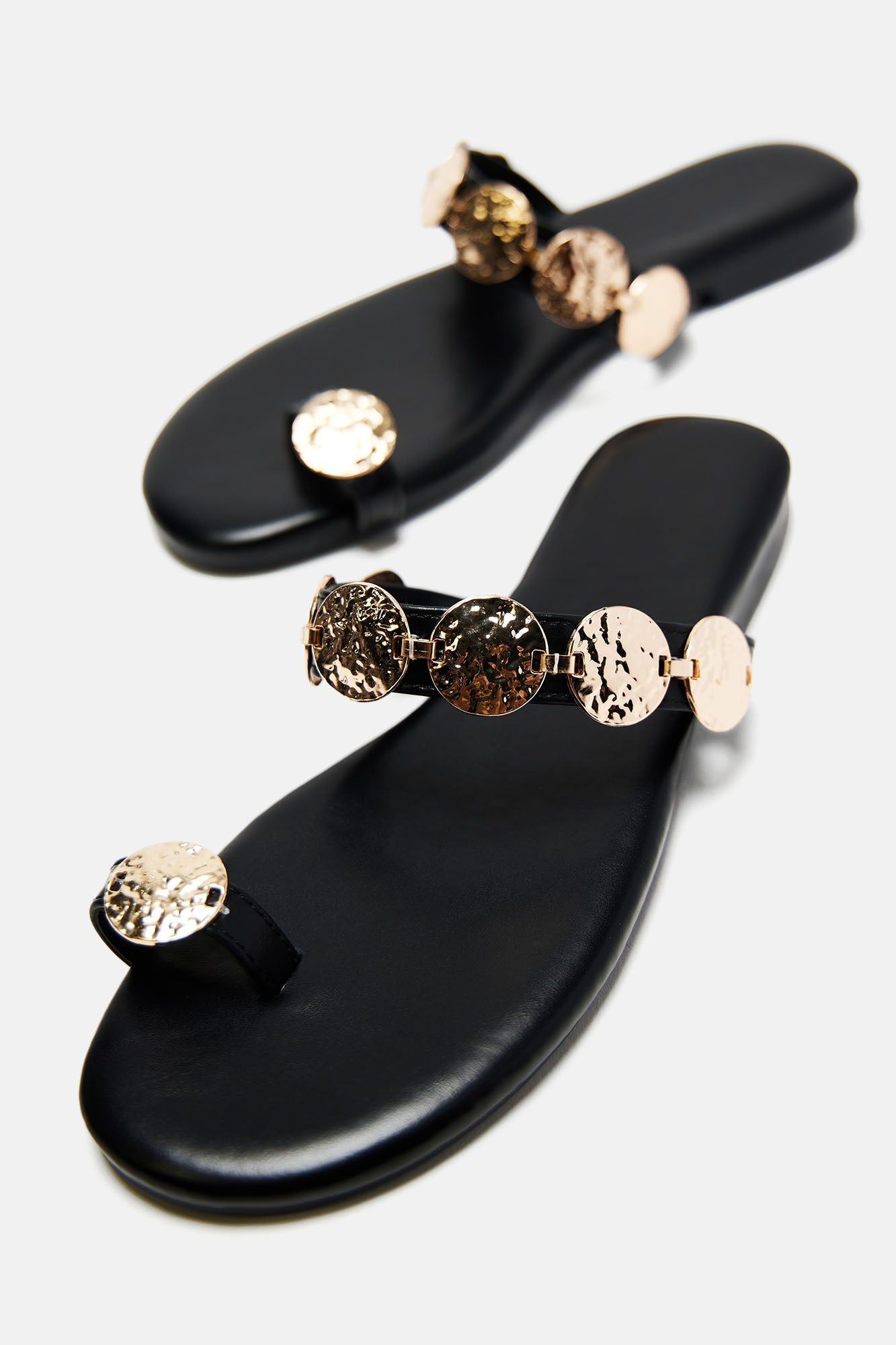 Forever Young Flat Sandals - Black sold by Fashion Nova product image thumbnail 5