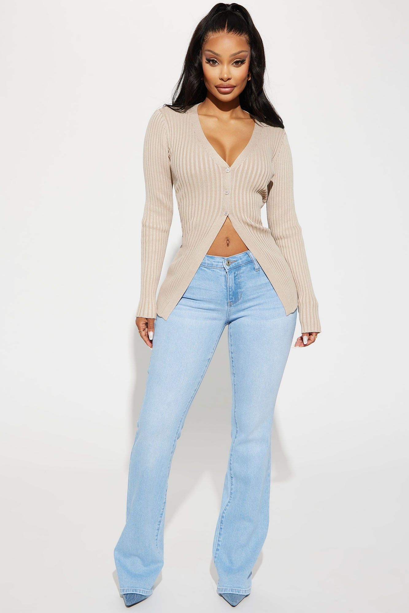 Haylie Cardigan - Oatmeal sold by Fashion Nova product image thumbnail 2