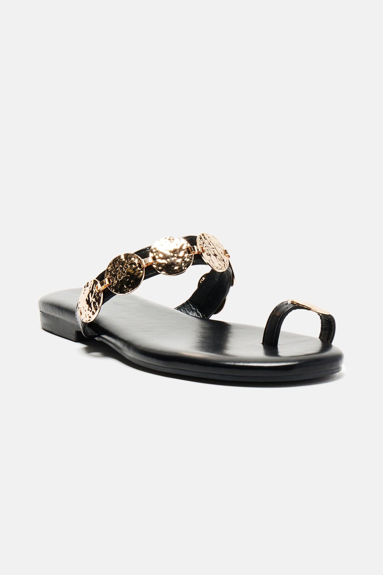 Forever Young Flat Sandals - Black sold by Fashion Nova product image thumbnail 3