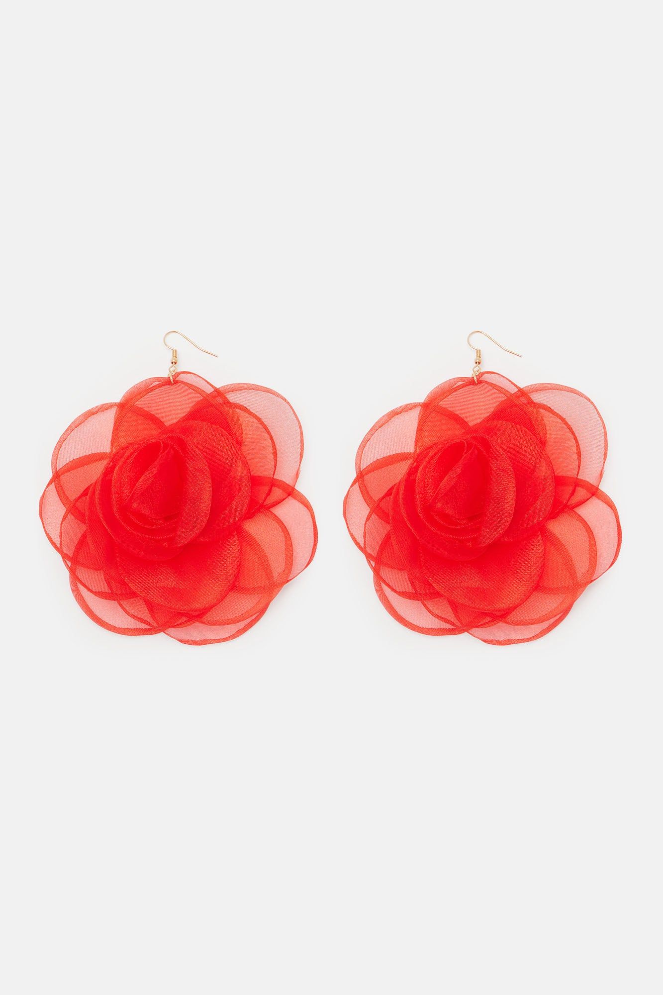 Flowers To Flowers Drop Earrings - Red sold by Fashion Nova product image thumbnail 3