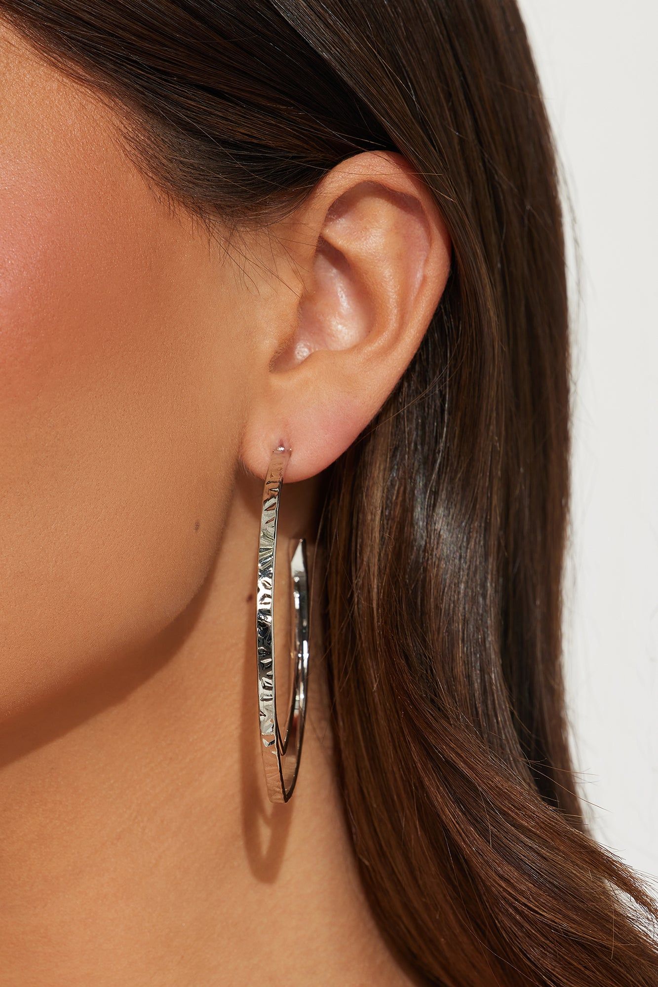 Peace Of Mind Earrings - Silver sold by Fashion Nova