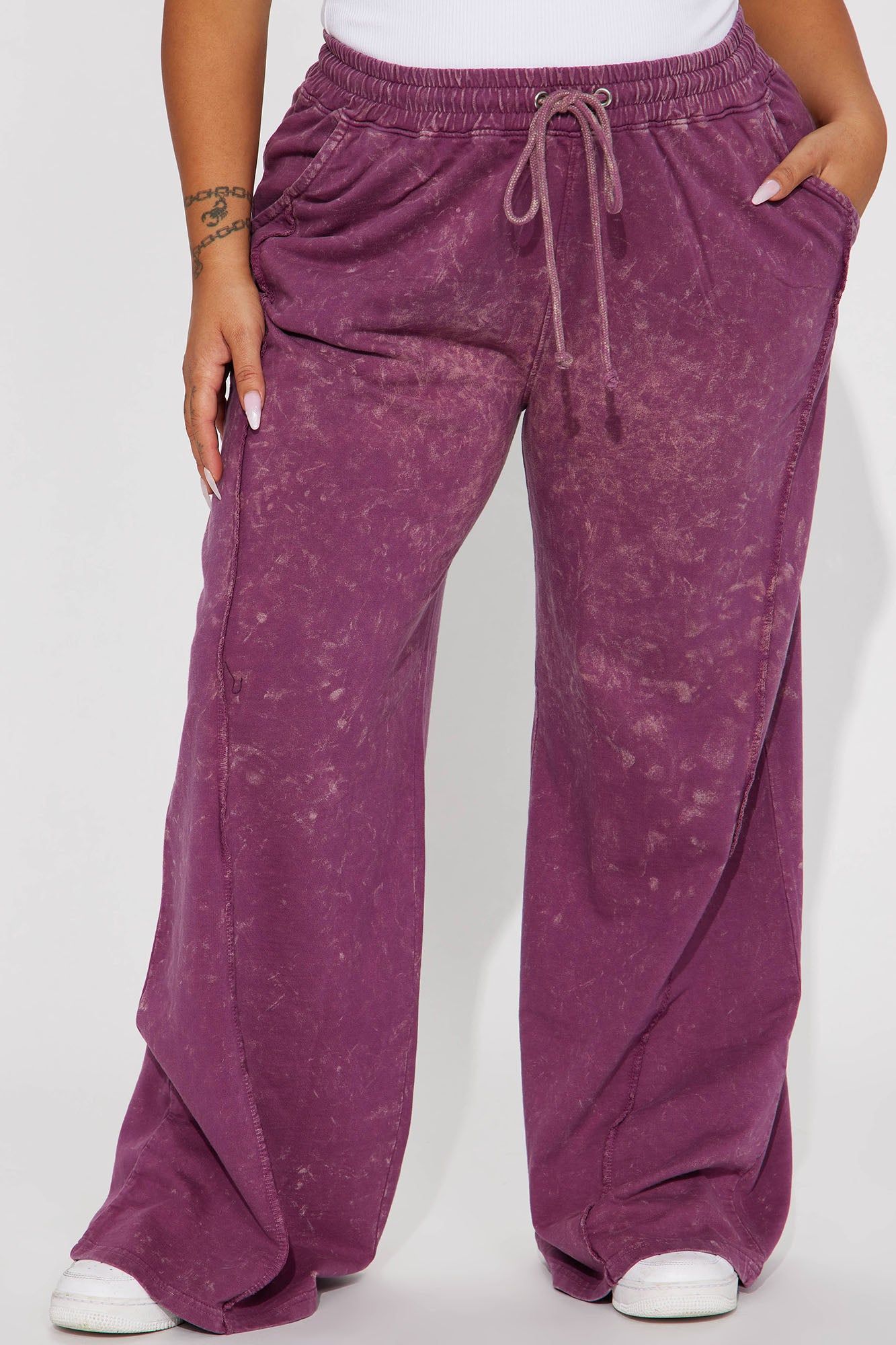 Chill Side Lounge Pant - Plum sold by Fashion Nova product image thumbnail 5