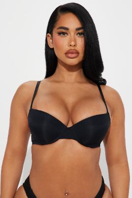 Flaunt It Extreme Push Up Bra - Black sold by Fashion Nova