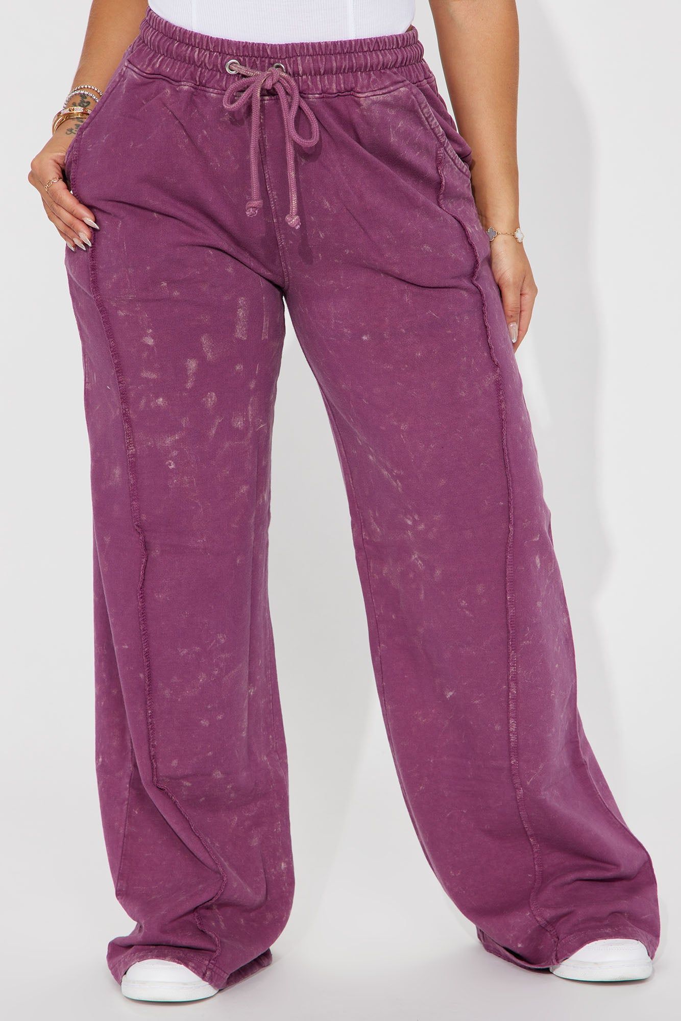 Chill Side Lounge Pant - Plum sold by Fashion Nova product image thumbnail 2