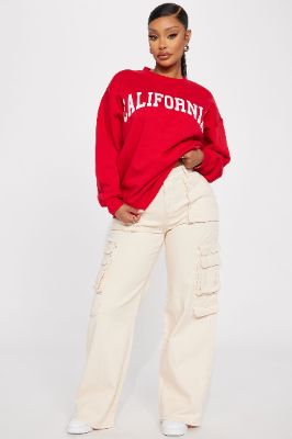 On My Mind Cargo Pant - Ivory sold by Fashion Nova