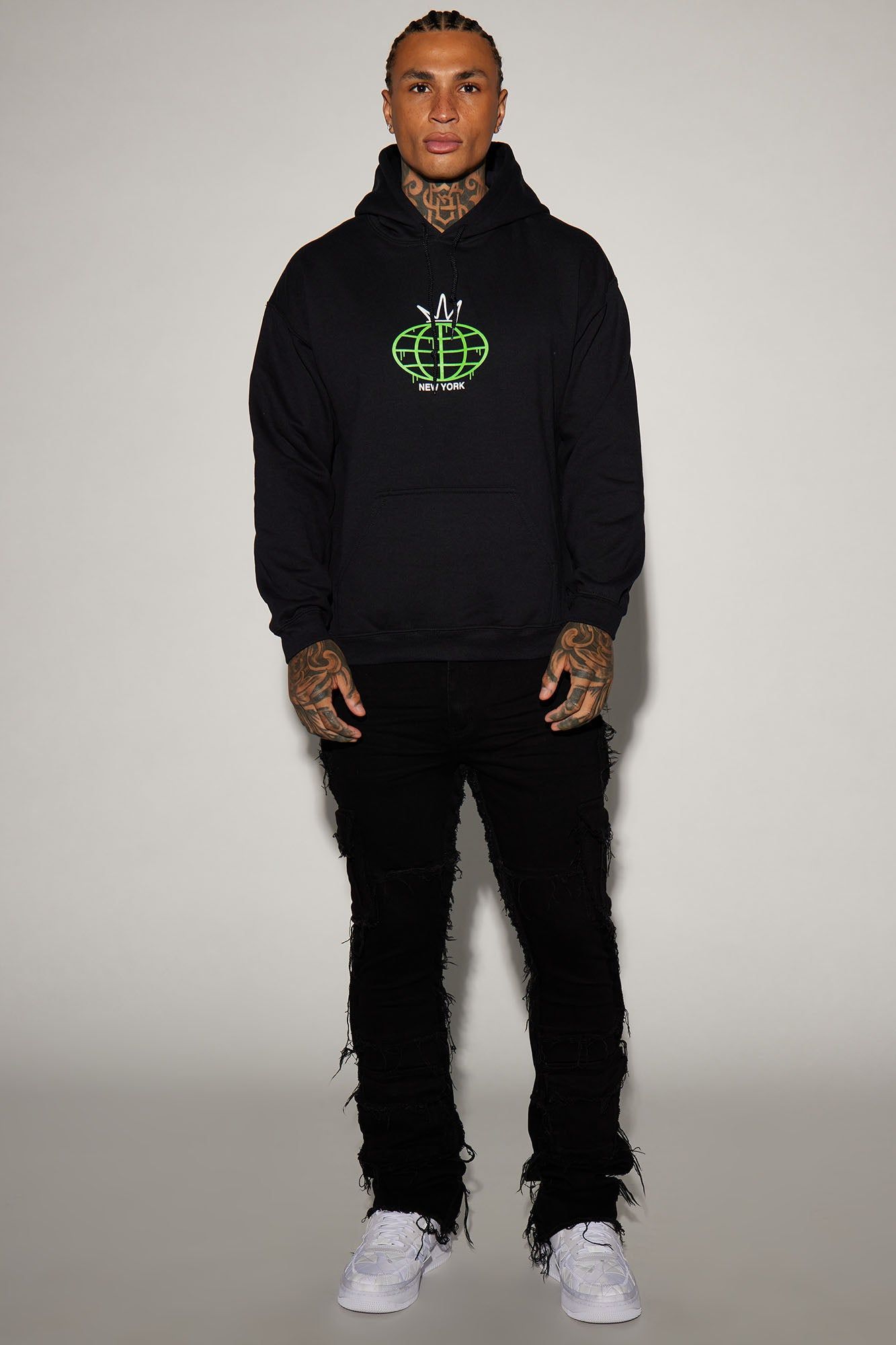 New York Glow Hoodie - Black sold by Fashion Nova product image thumbnail 2