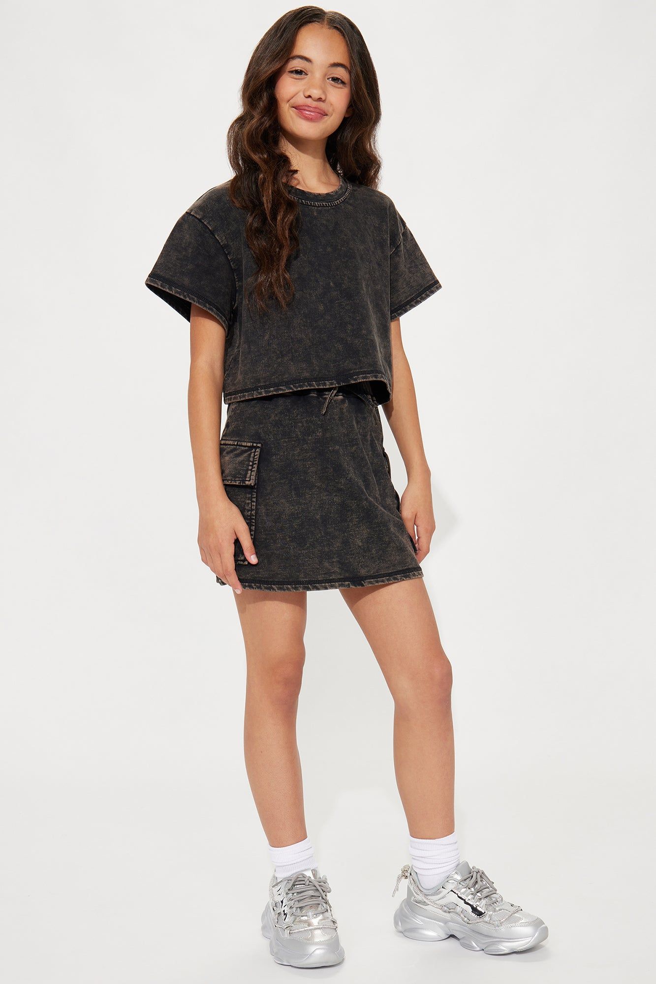 Mini Might Not Go Skort Set - Black sold by Fashion Nova