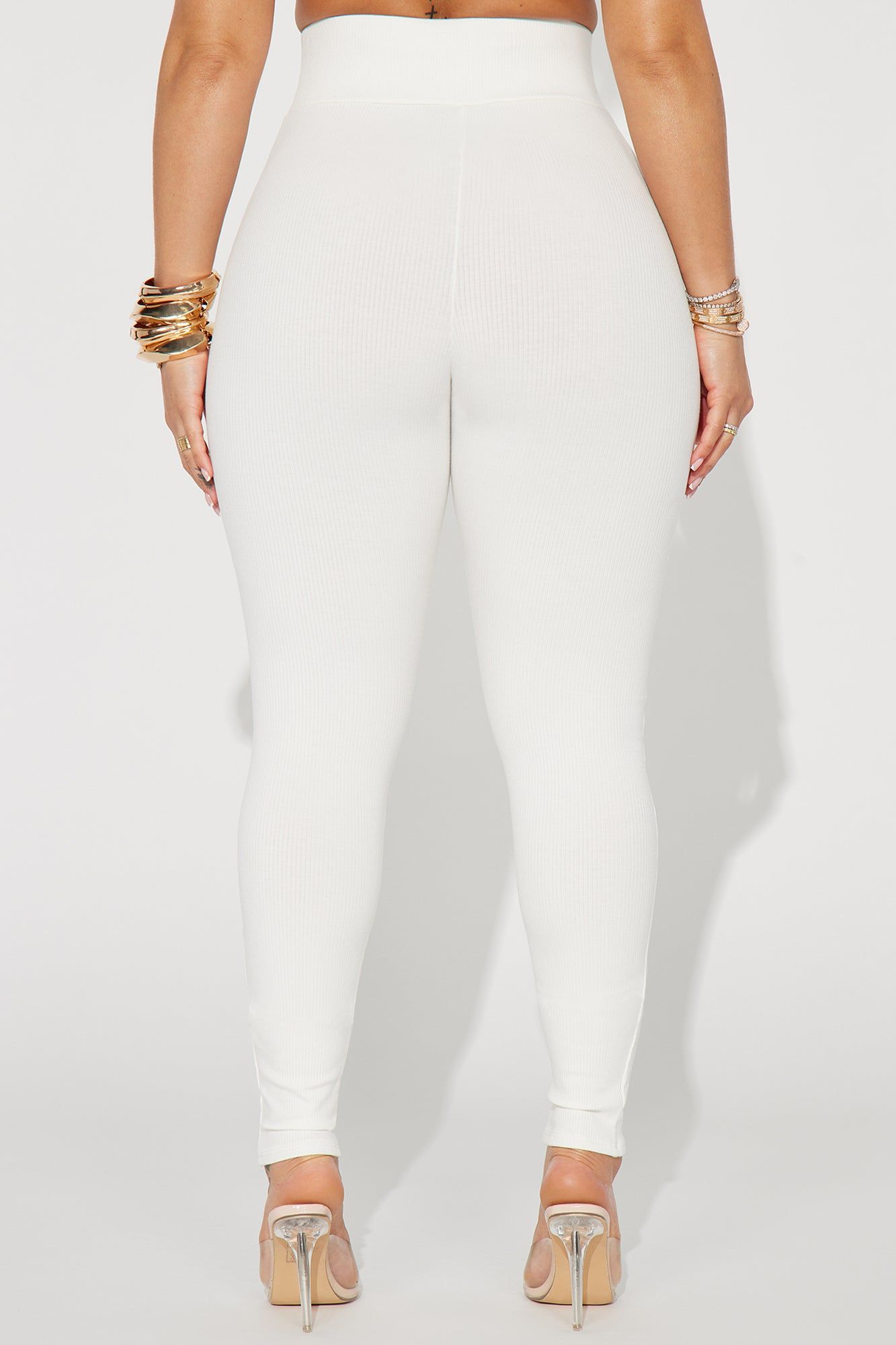 Janet Snatched Leggings - Off White sold by Fashion Nova product image thumbnail 3