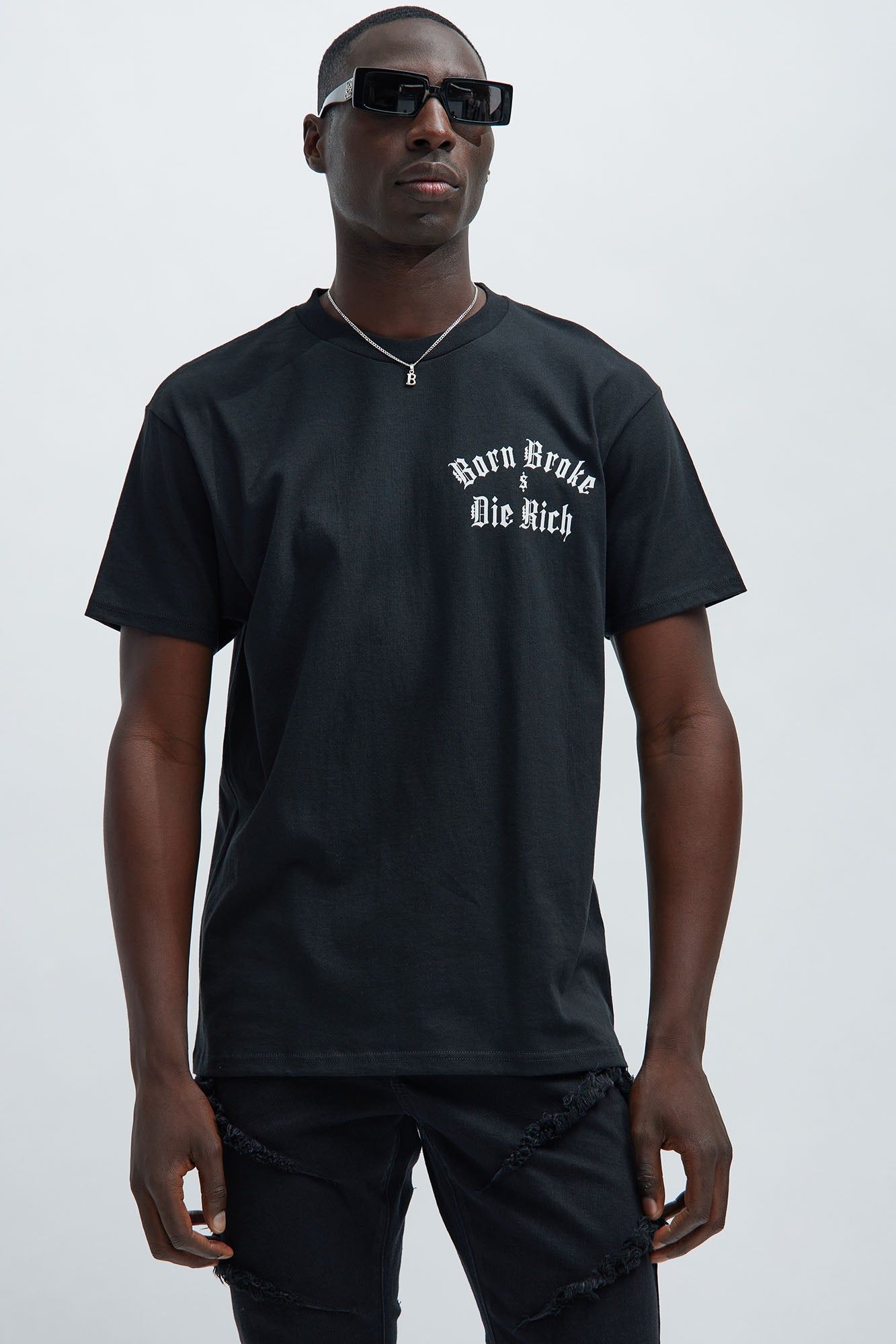 Die Rich Short Sleeve Tee - Black sold by Fashion Nova