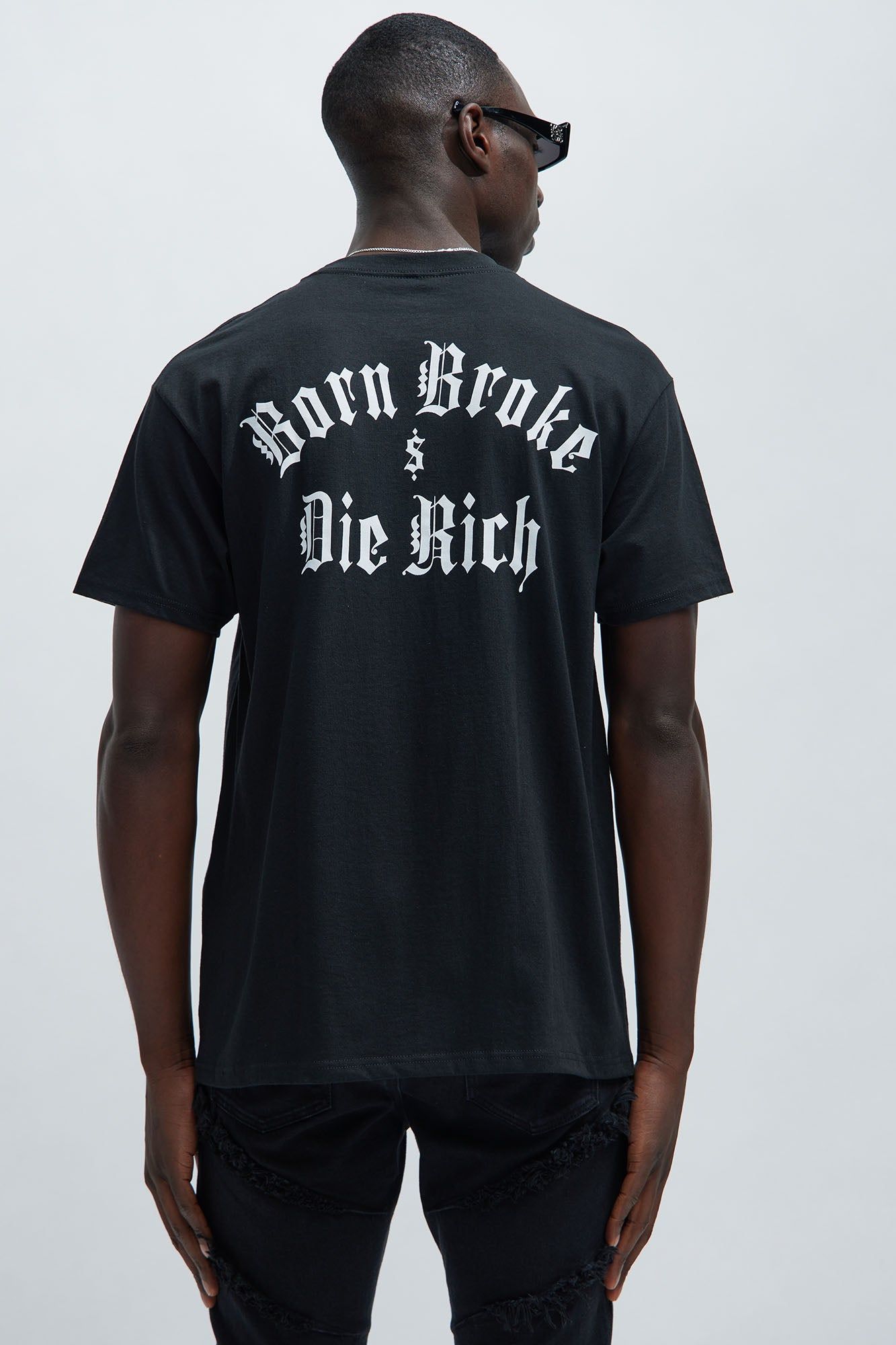 Die Rich Short Sleeve Tee - Black sold by Fashion Nova product image thumbnail 4