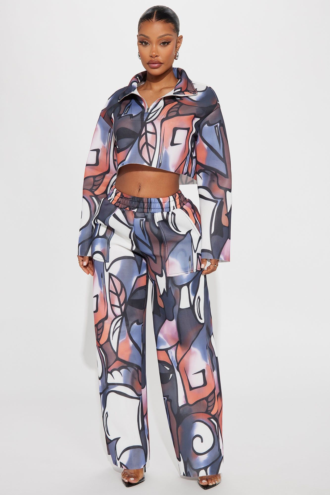 Street Artist Pant Set - Multi Color sold by Fashion Nova