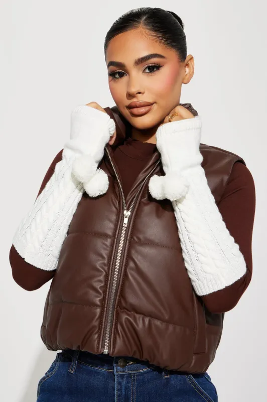 Sweater Weather Gloves - Ivory sold by Fashion Nova