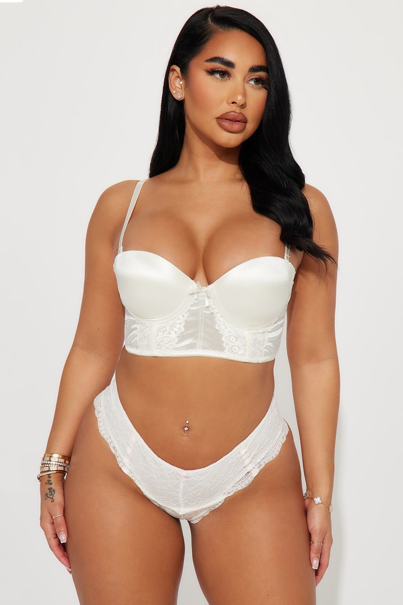Sweet Fantasy Lace Thong Panty - Ivory sold by Fashion Nova product image thumbnail 2