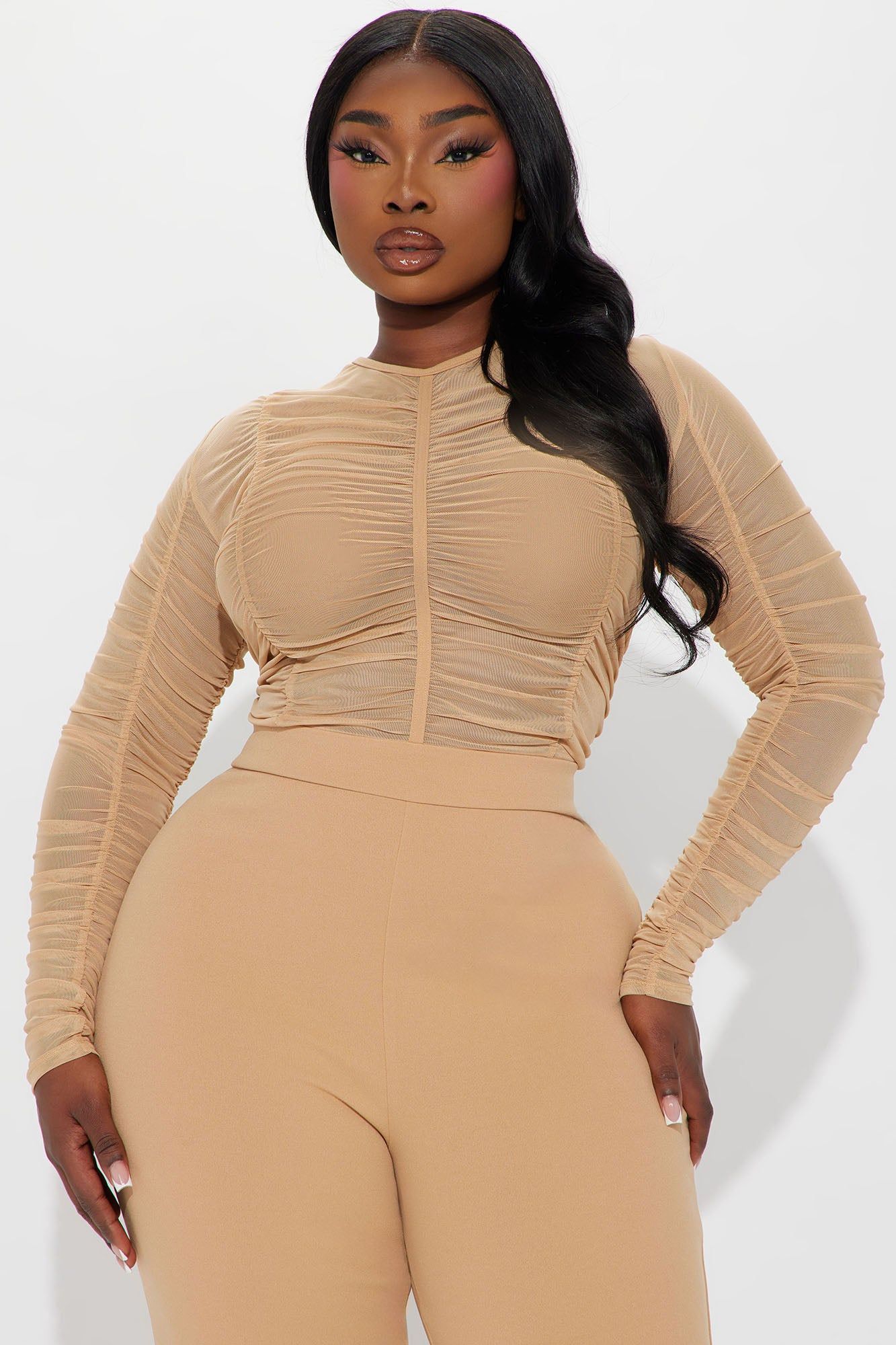 Heart Of The City Jumpsuit - Nude sold by Fashion Nova product image thumbnail 5