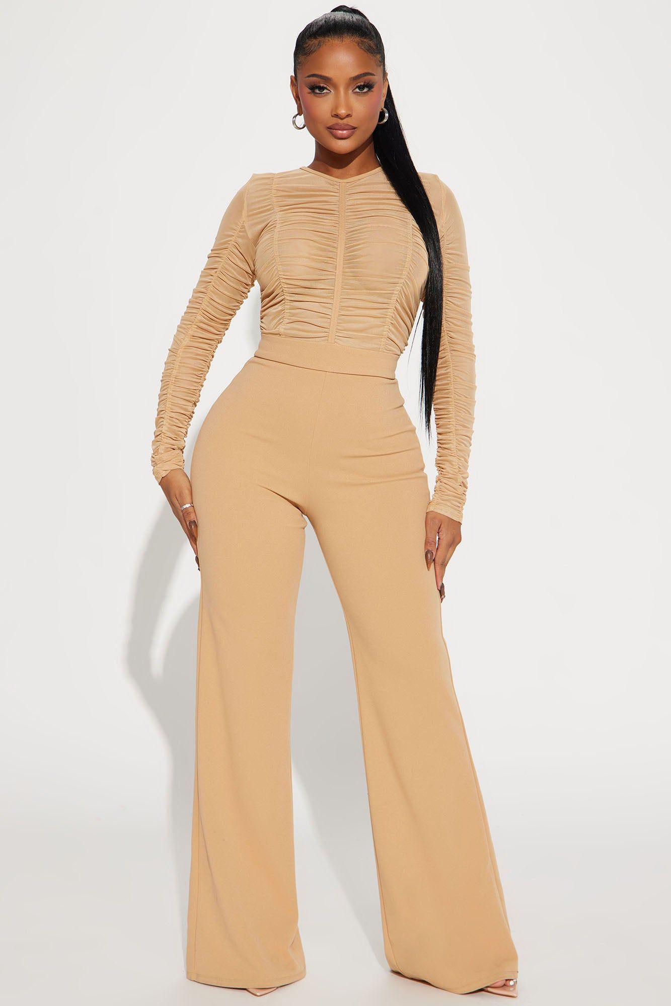 Heart Of The City Jumpsuit - Nude sold by Fashion Nova