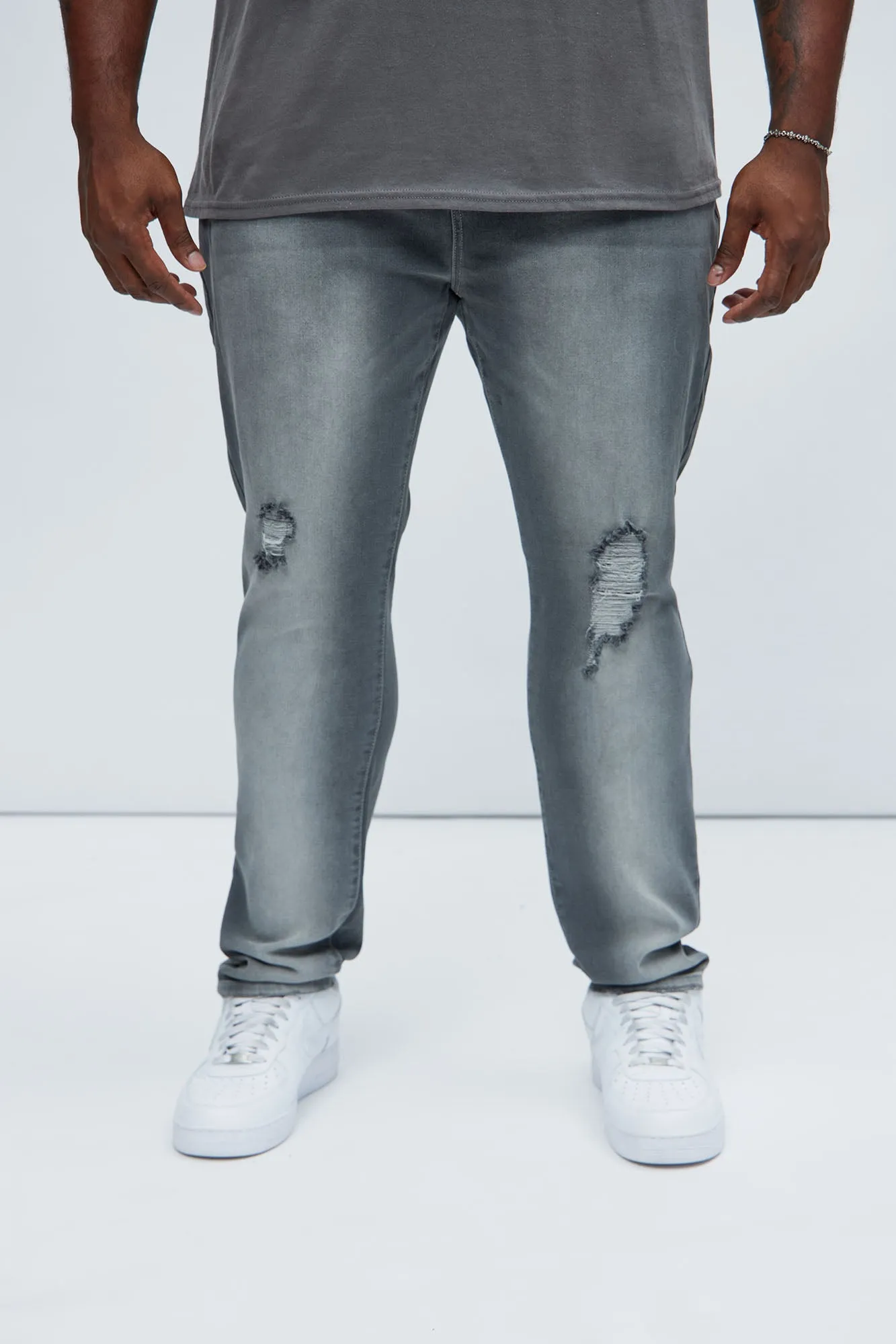 Take No L's Skinny Jean - Grey sold by Fashion Nova product image thumbnail 5