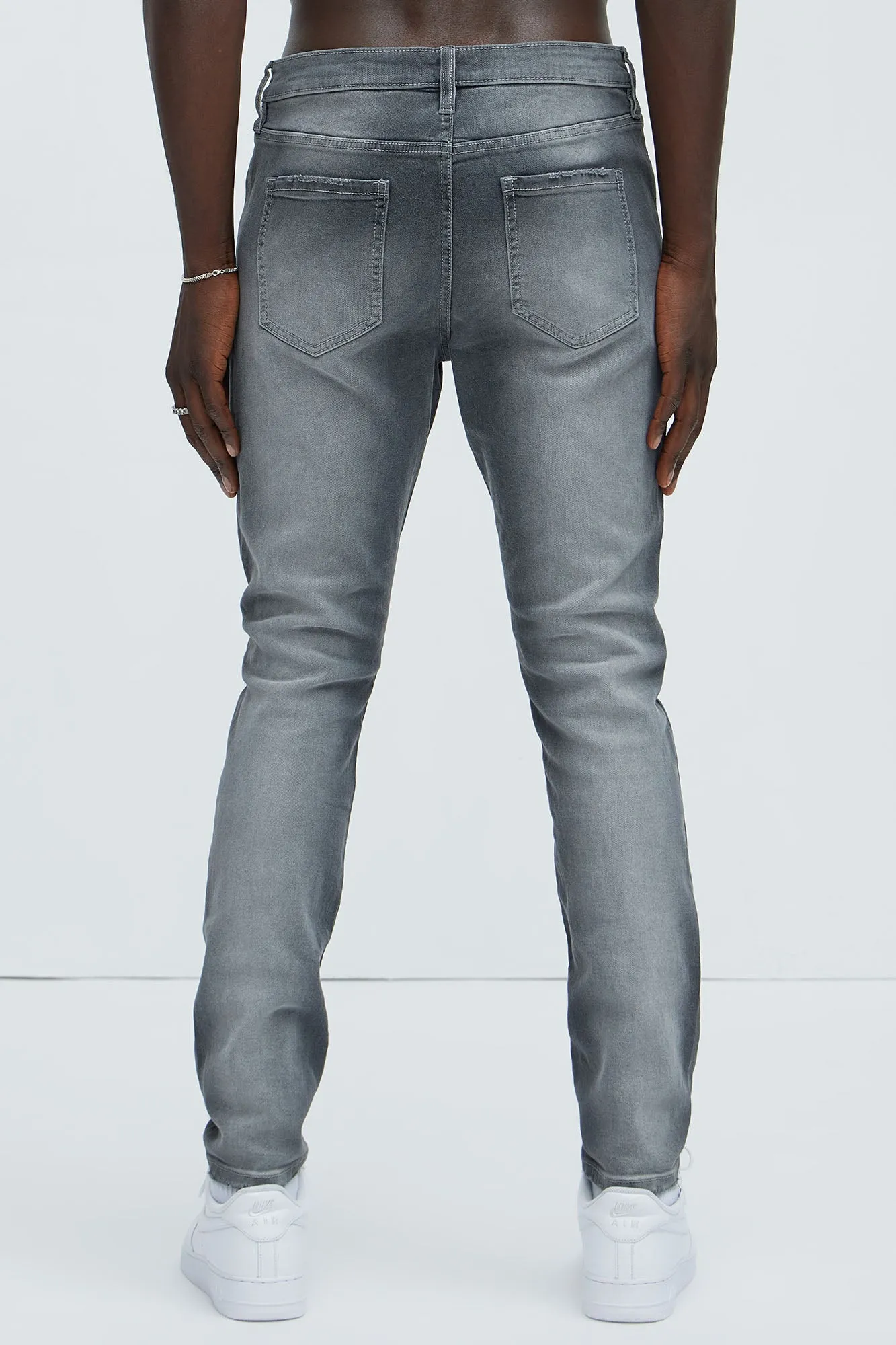 Take No L's Skinny Jean - Grey sold by Fashion Nova product image thumbnail 4