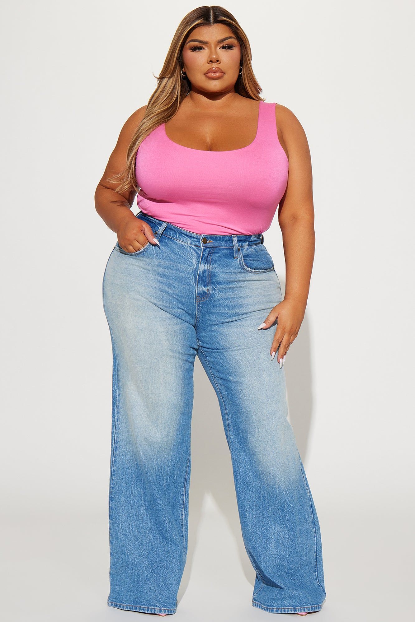 Emiah Crop Top - Pink sold by Fashion Nova product image thumbnail 2