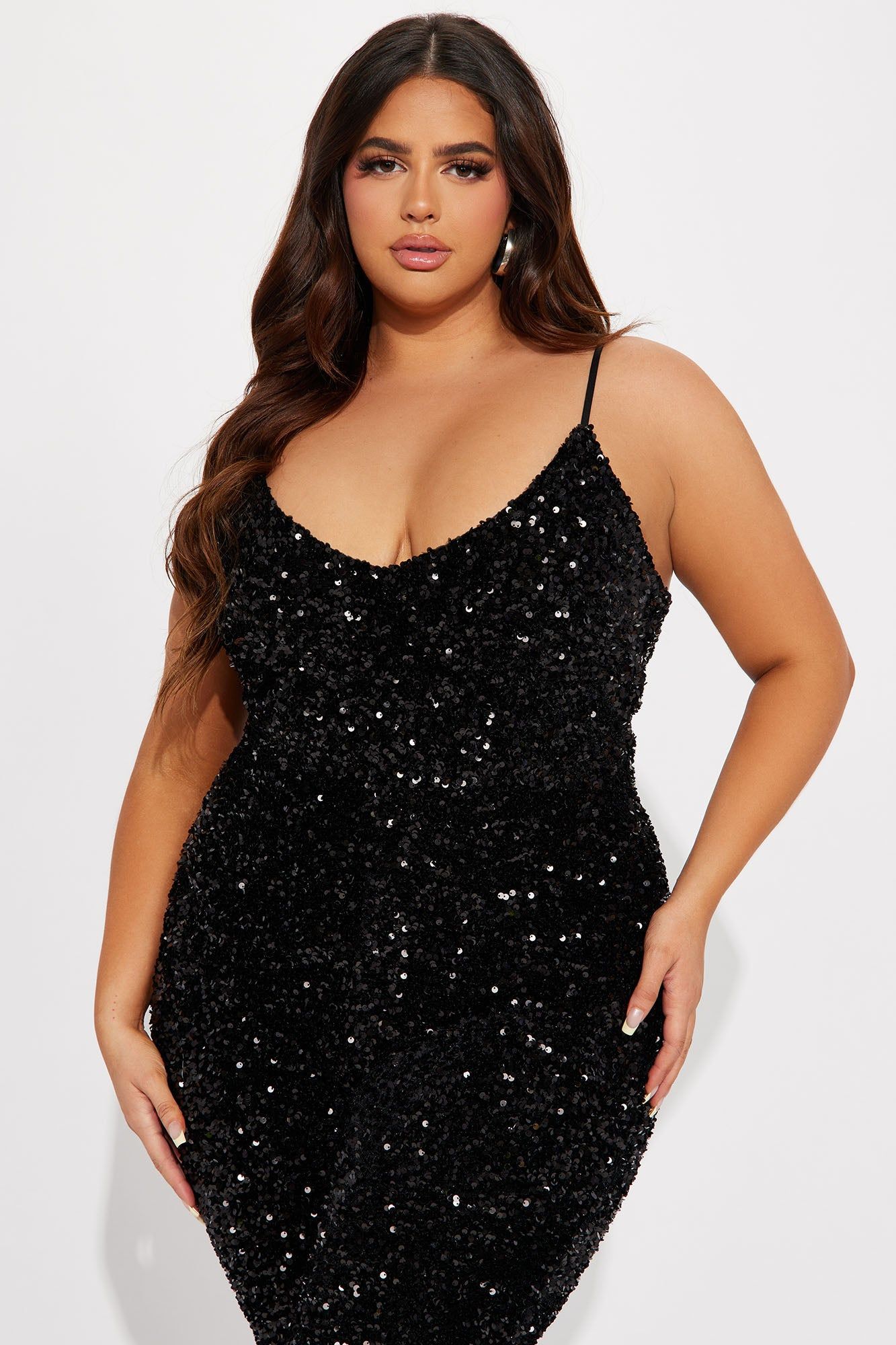 Got That Feeling Sequin Jumpsuit - Black sold by Fashion Nova product image thumbnail 5