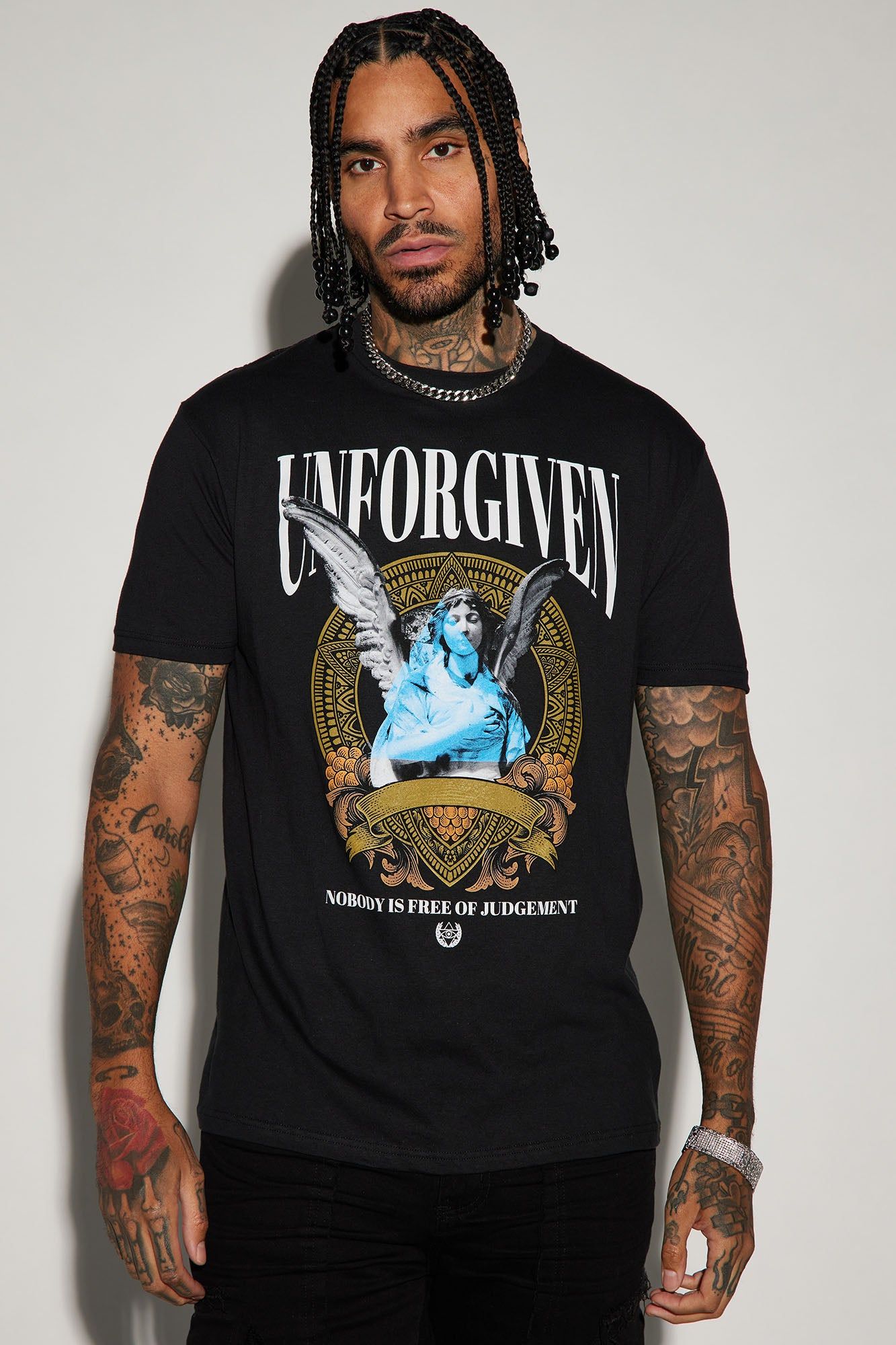 Unforgiven Short Sleeve Tee - Black sold by Fashion Nova