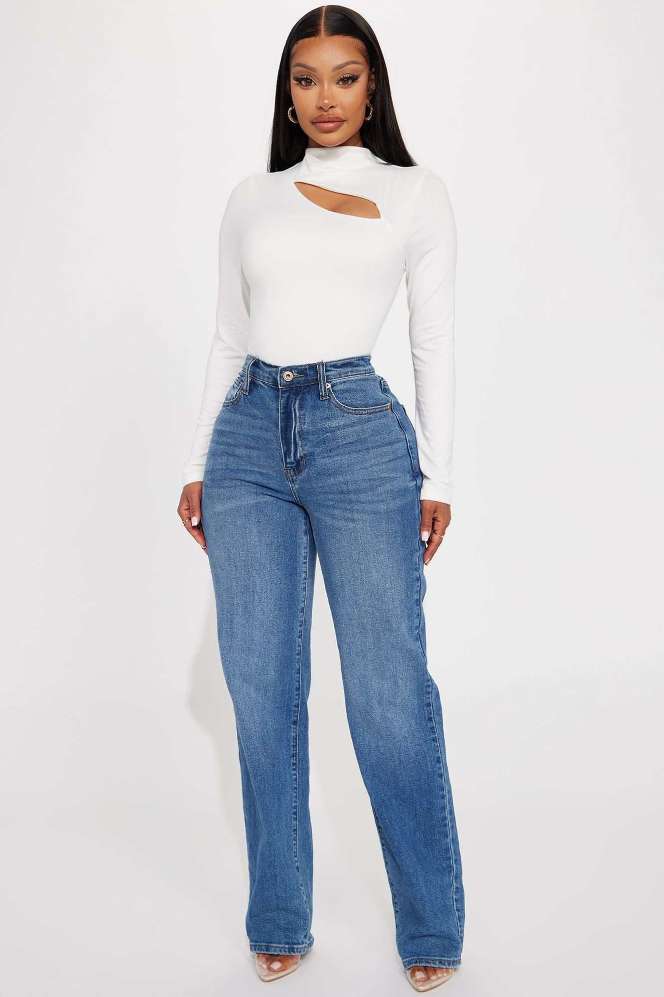 Claire Cut Out Top - Off White sold by Fashion Nova product image thumbnail 2