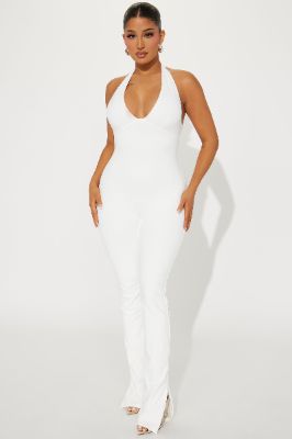 Melinna Jumpsuit - Ivory sold by Fashion Nova