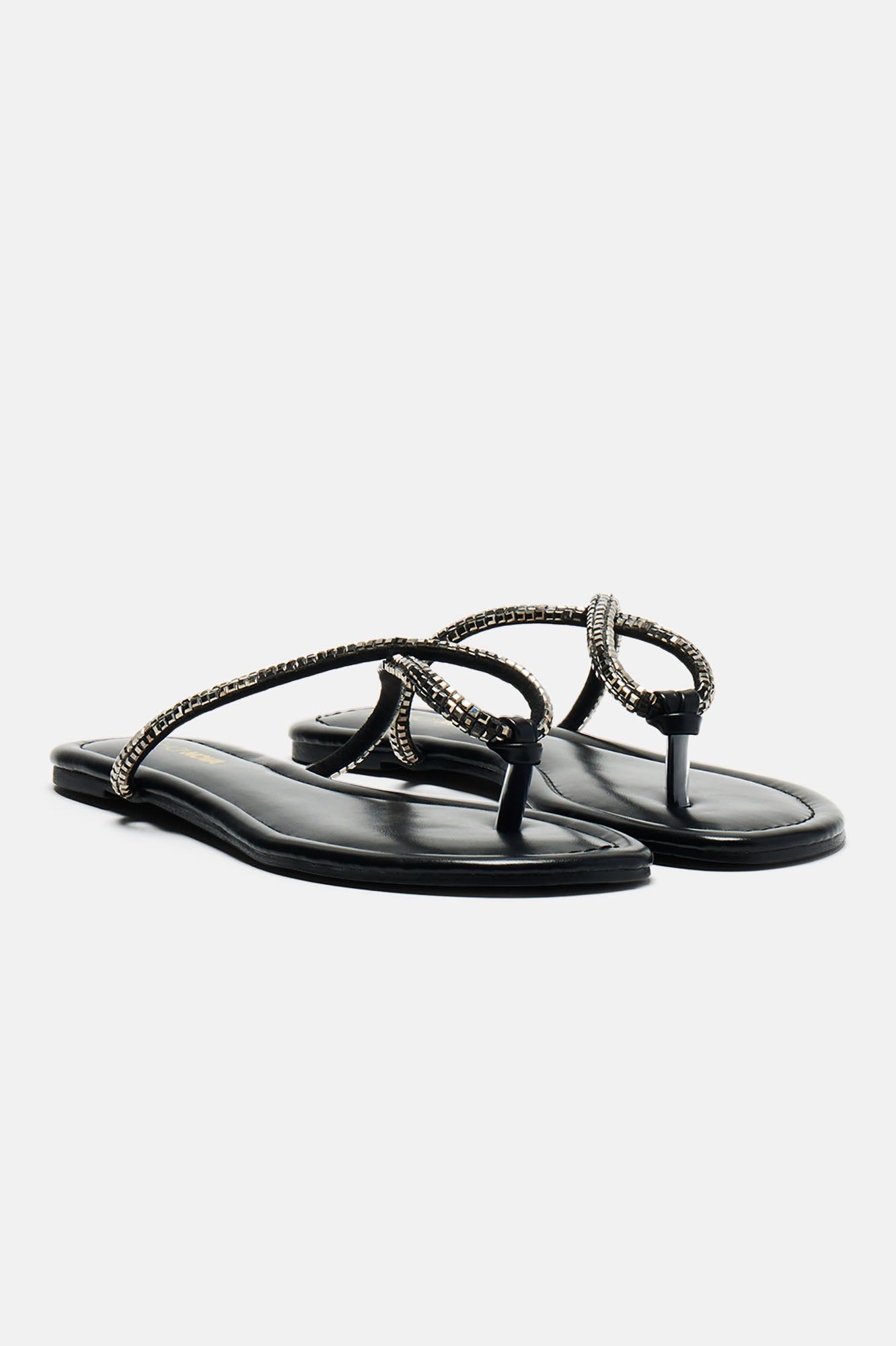 Chasing Summer Flip Flops - Black sold by Fashion Nova product image thumbnail 5
