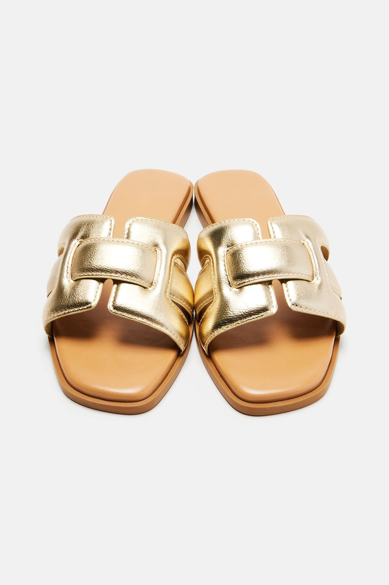 Reagen Flat Sandals - Gold sold by Fashion Nova product image thumbnail 2