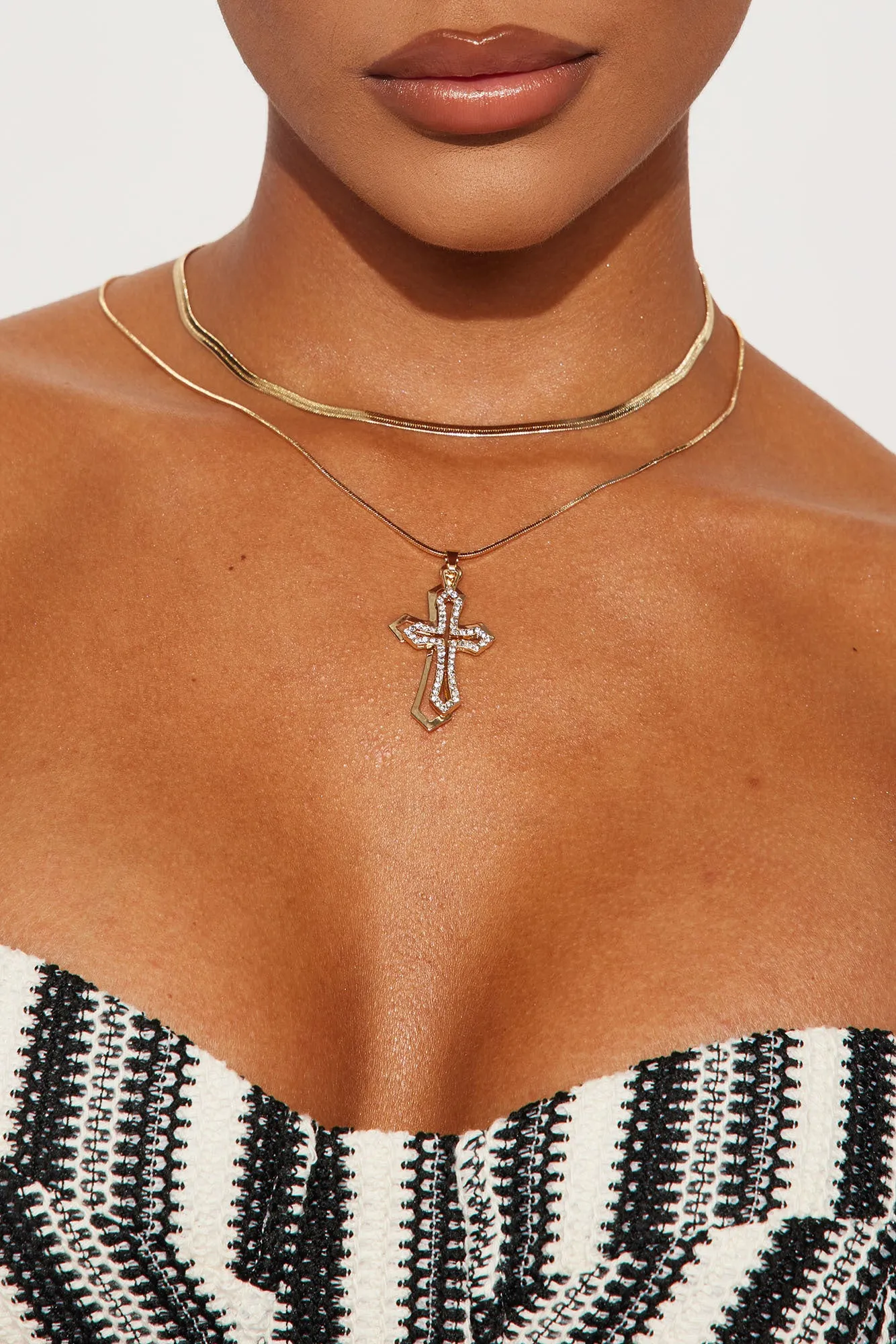 Cherish This Moment Layered Necklace - Gold sold by Fashion Nova product image thumbnail 2