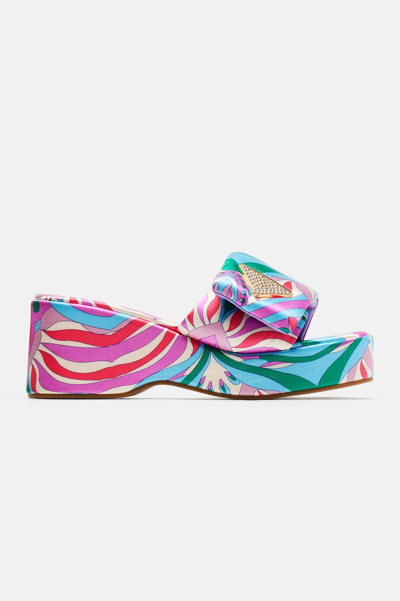 Ain't It Fun Wedges - Multi Color sold by Fashion Nova product image thumbnail 5
