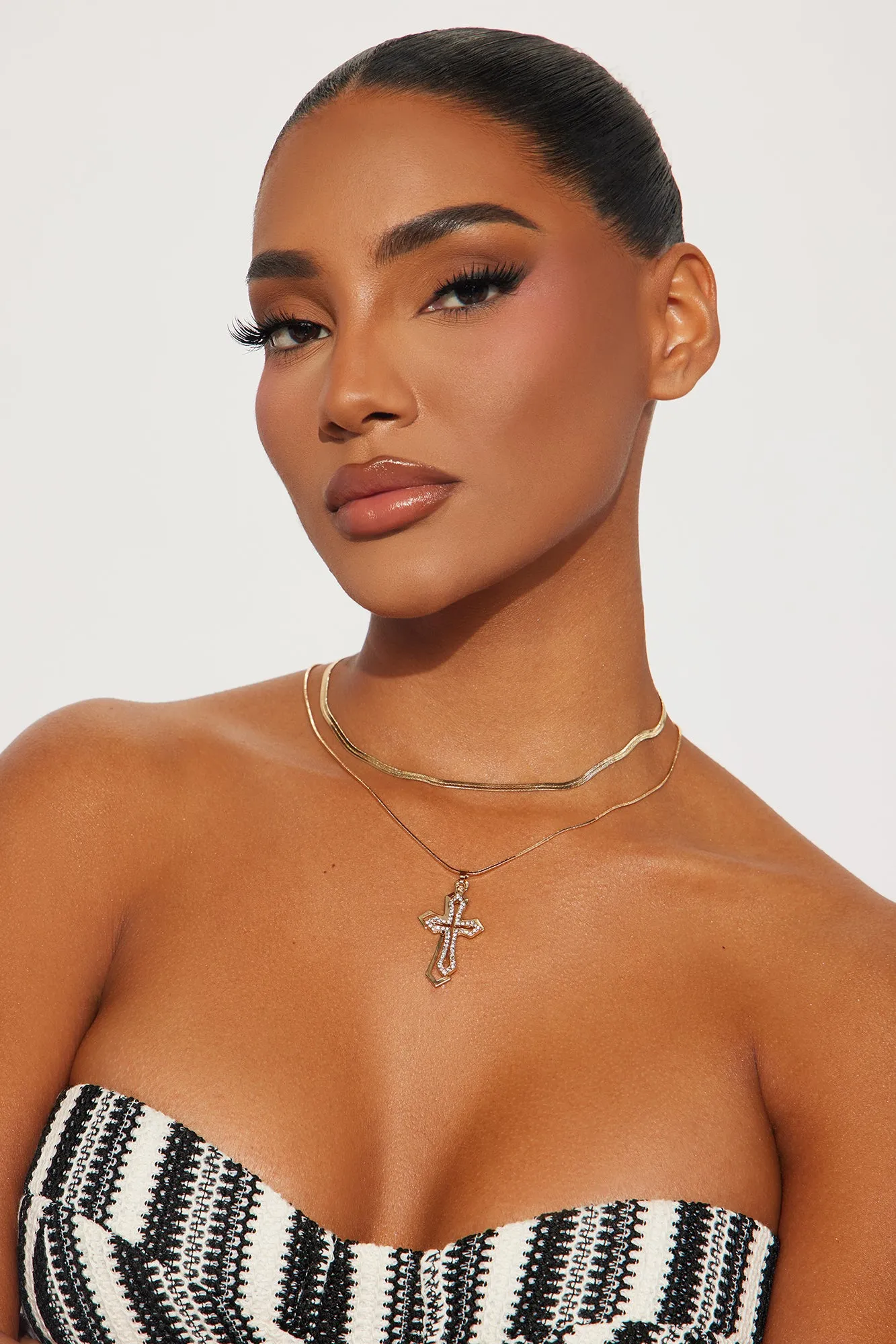 Cherish This Moment Layered Necklace - Gold sold by Fashion Nova