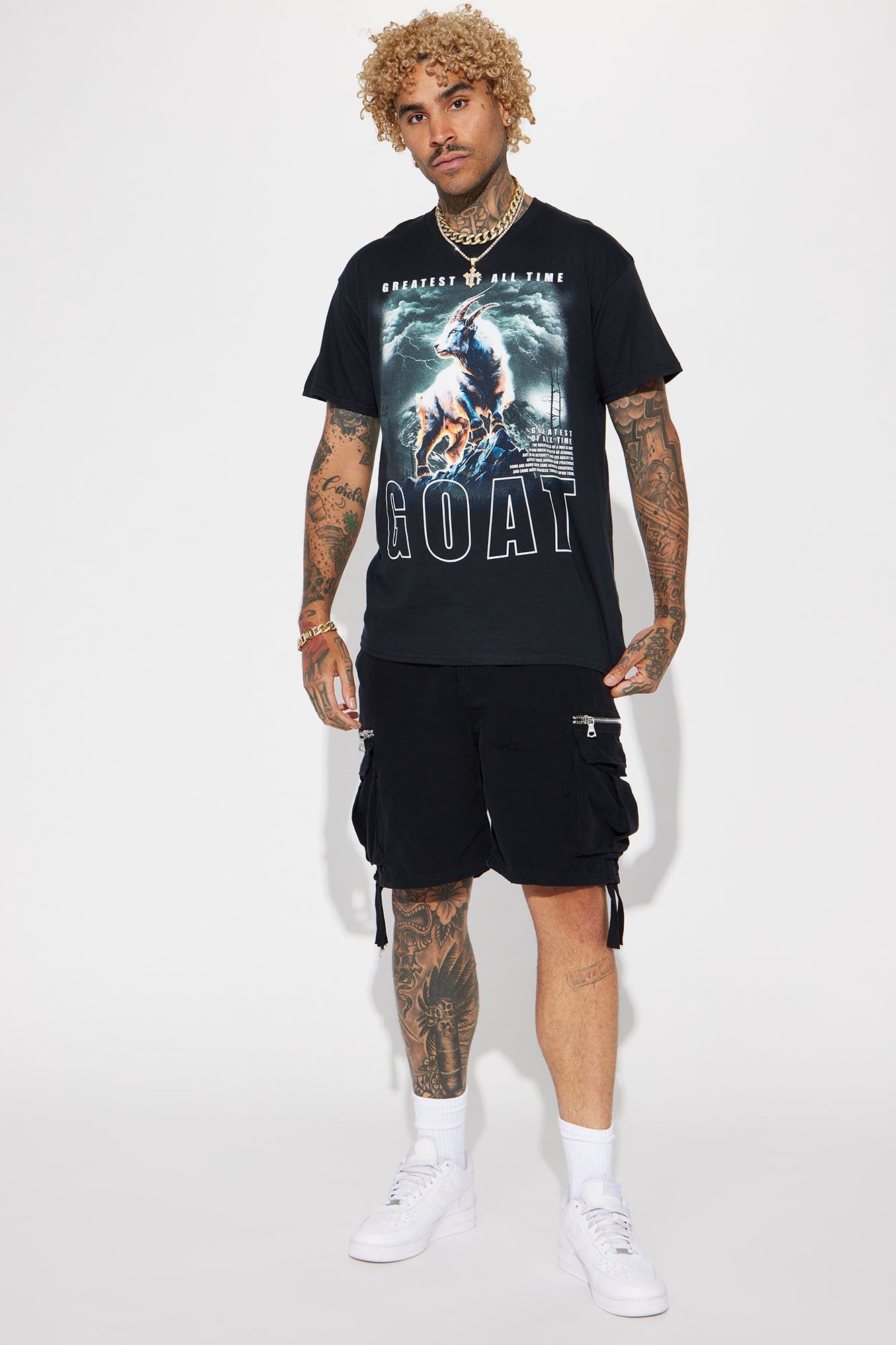 Goat Hill Short Sleeve Tee - Black sold by Fashion Nova product image thumbnail 3
