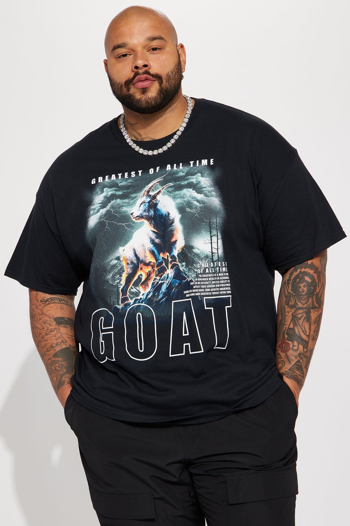 Goat Hill Short Sleeve Tee - Black sold by Fashion Nova product image thumbnail 2