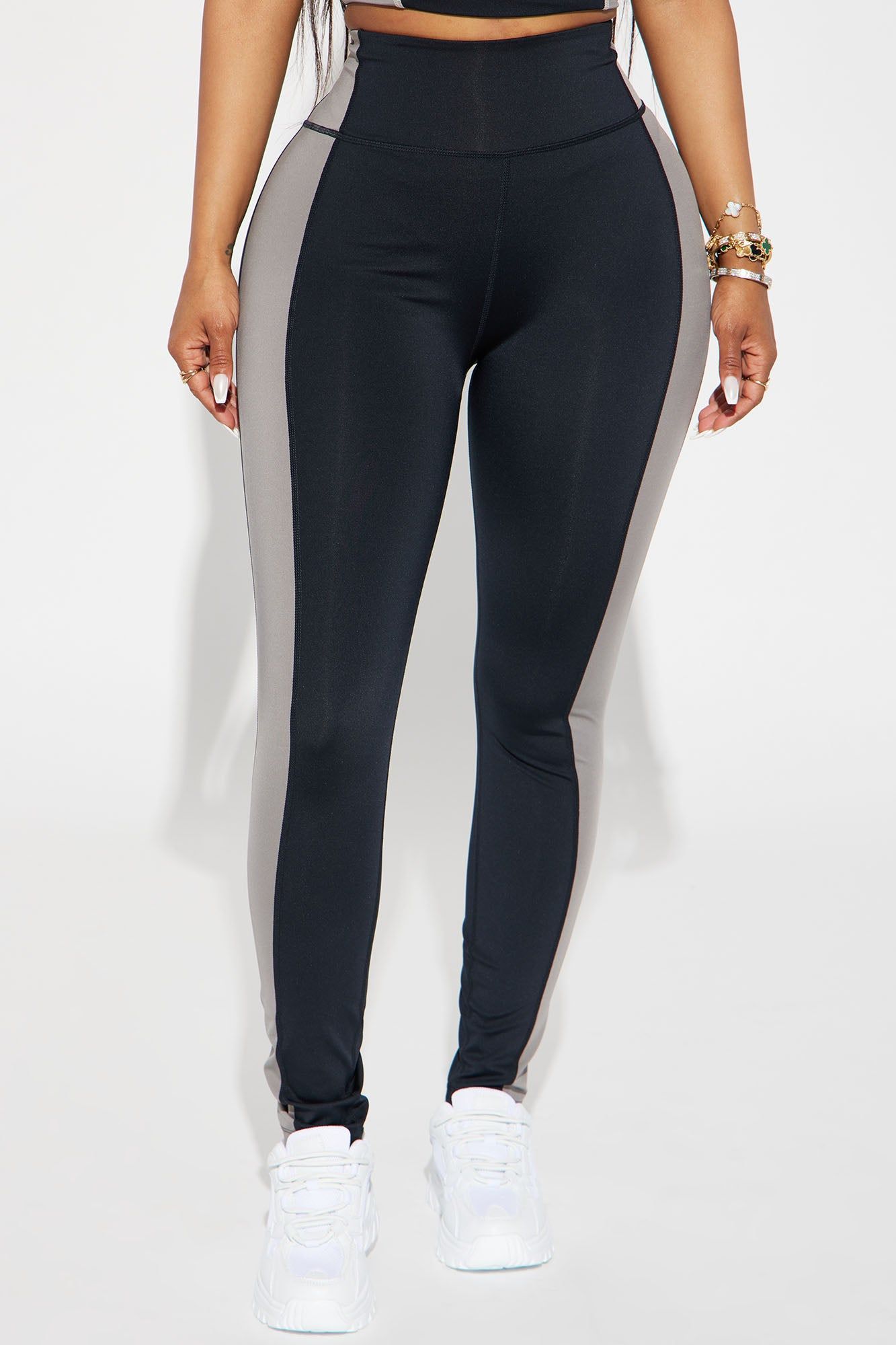 Chase Elevate Active Legging - Charcoal/combo sold by Fashion Nova product image thumbnail 2