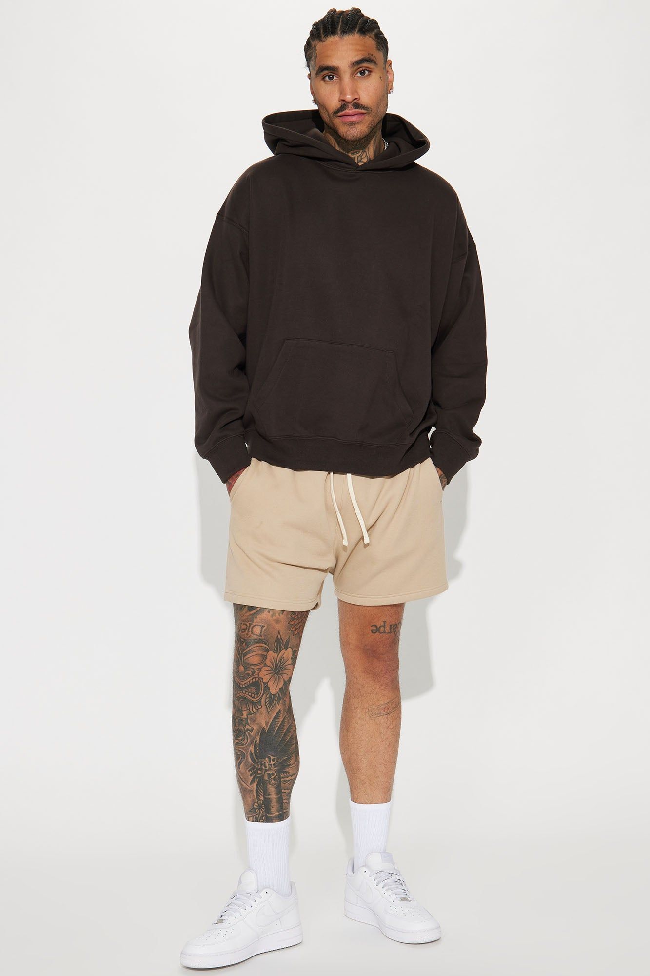 Tyson Oversized Heavyweight Hoodie - Black Wash sold by Fashion Nova product image thumbnail 2