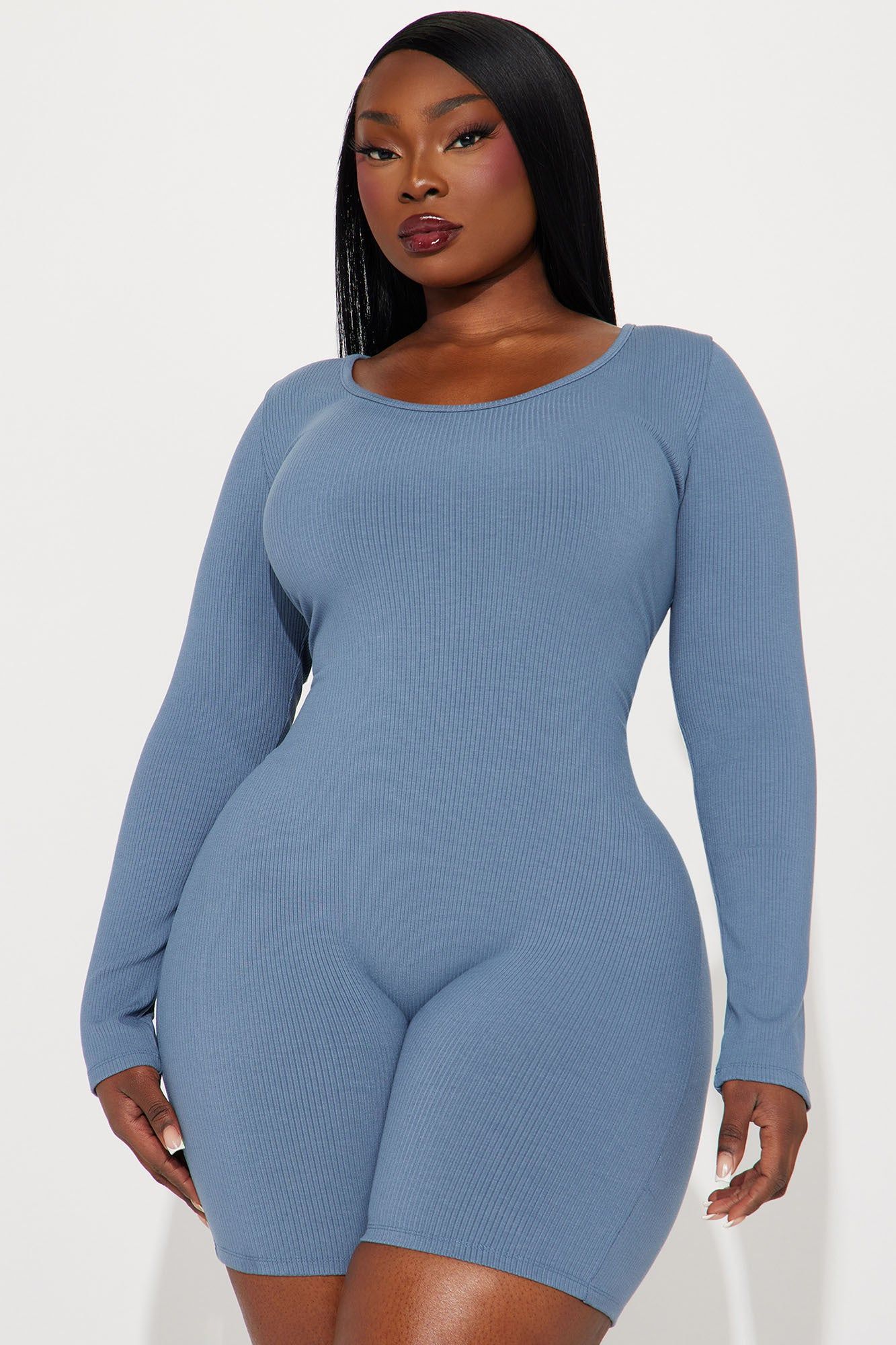 Daisy Snatched Romper - Charcoal sold by Fashion Nova product image thumbnail 4