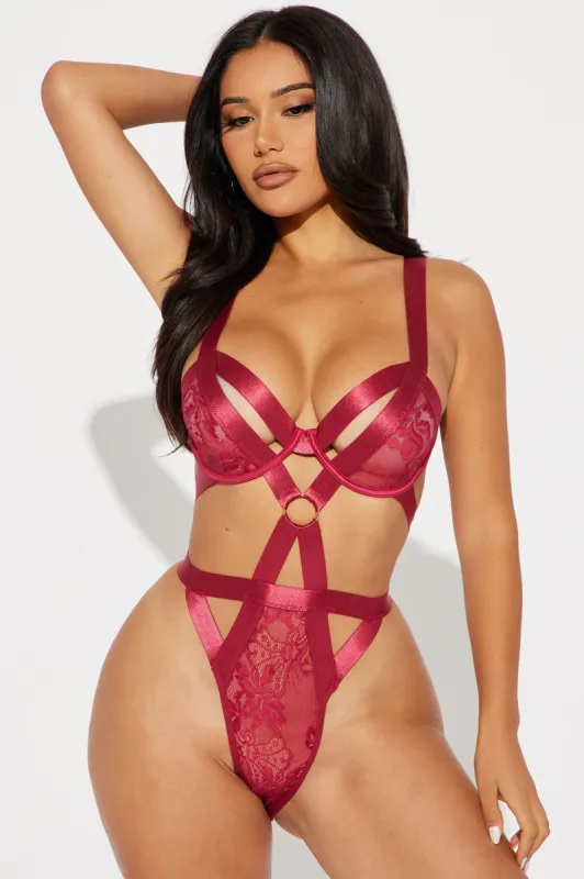 You'll Never Forget This Lace Teddy - Magenta sold by Fashion Nova