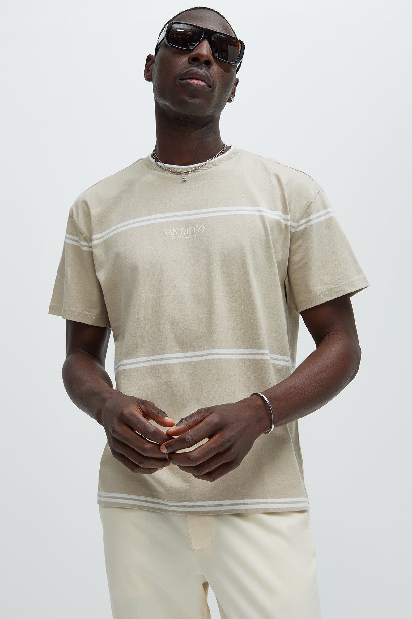 San Diego Short Sleeve Tee - Nude sold by Fashion Nova