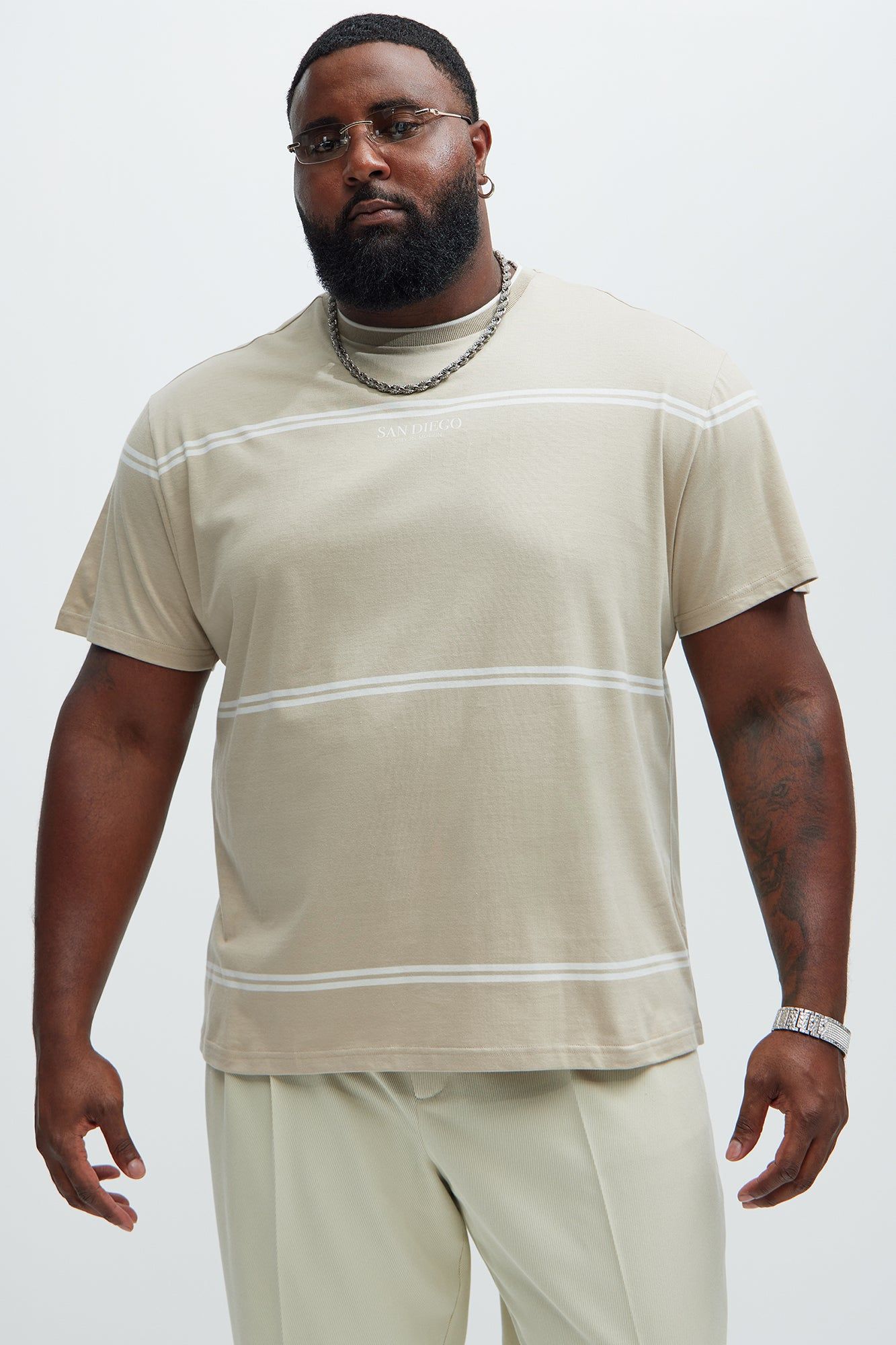 San Diego Short Sleeve Tee - Nude sold by Fashion Nova product image thumbnail 5