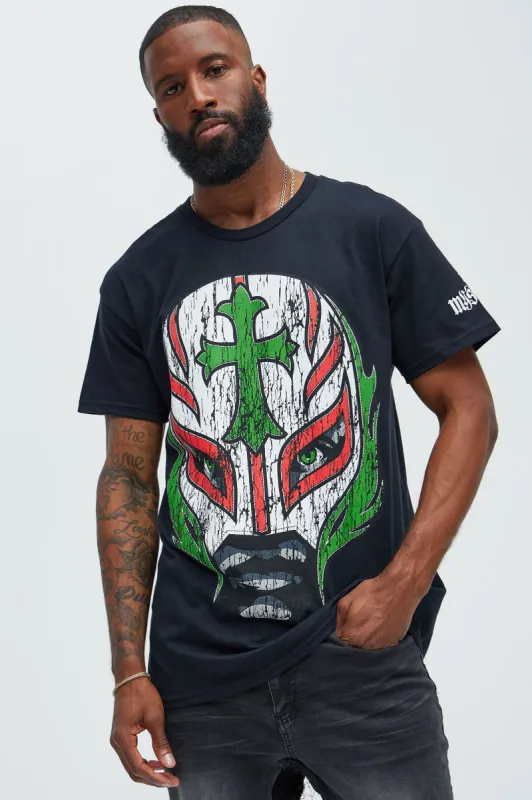 WWE Rey Mysterio Short Sleeve Tee - Black sold by Fashion Nova