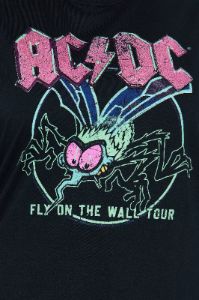 ACDC Glitter Graphic Tee - Black sold by Fashion Nova