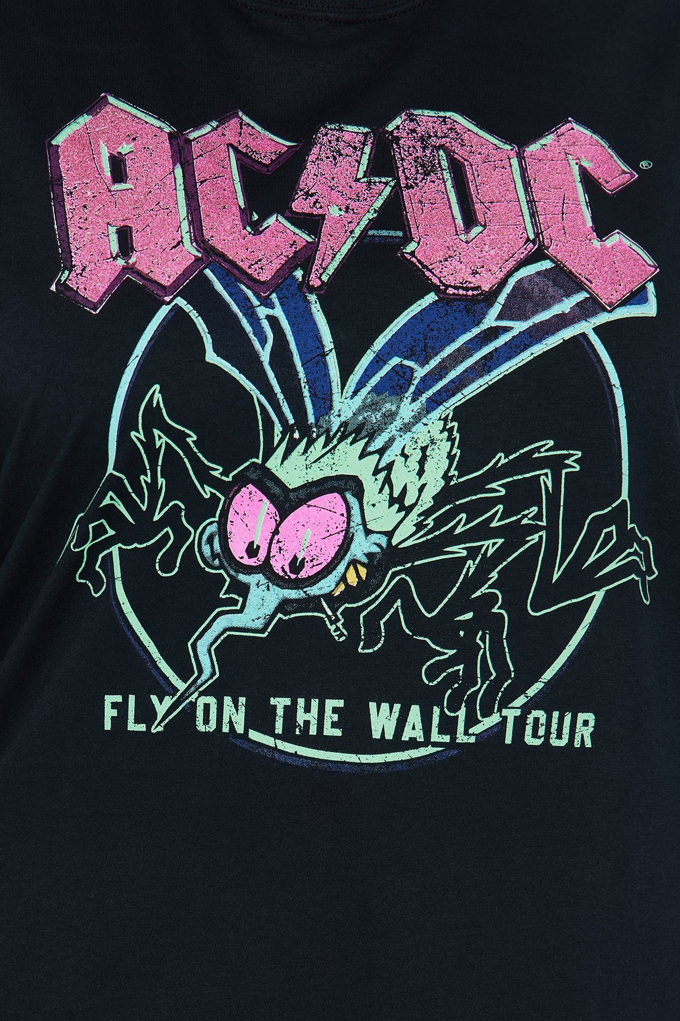 ACDC Glitter Graphic Tee - Black sold by Fashion Nova product image thumbnail 6