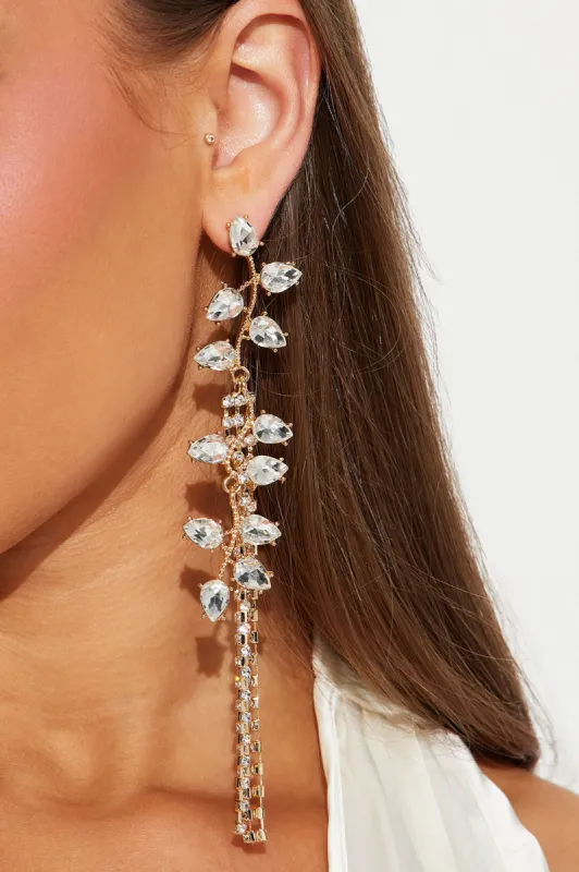 Time Of The Season Earrings - Gold sold by Fashion Nova